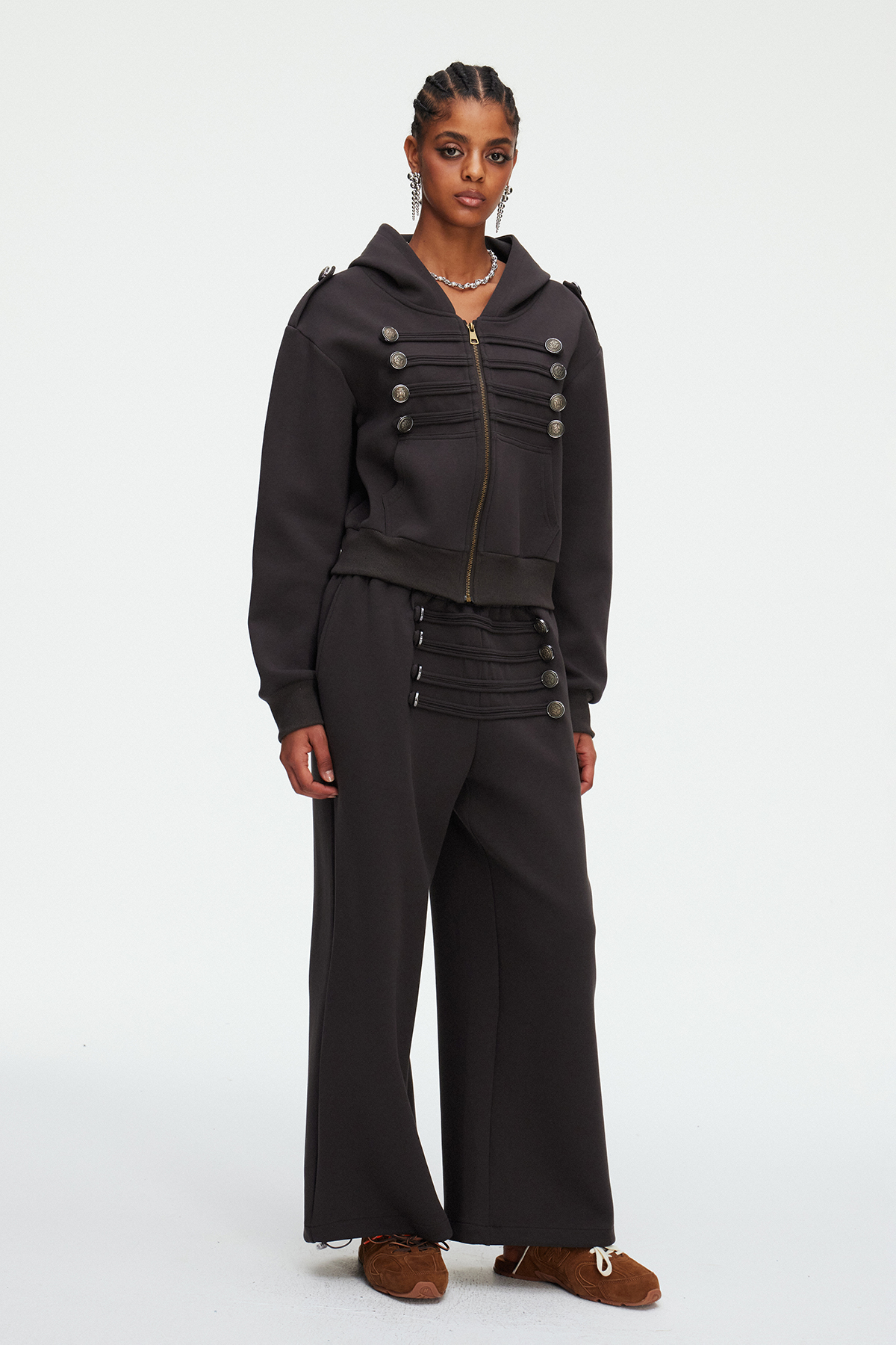 Magdalini Napoleon Pants Set