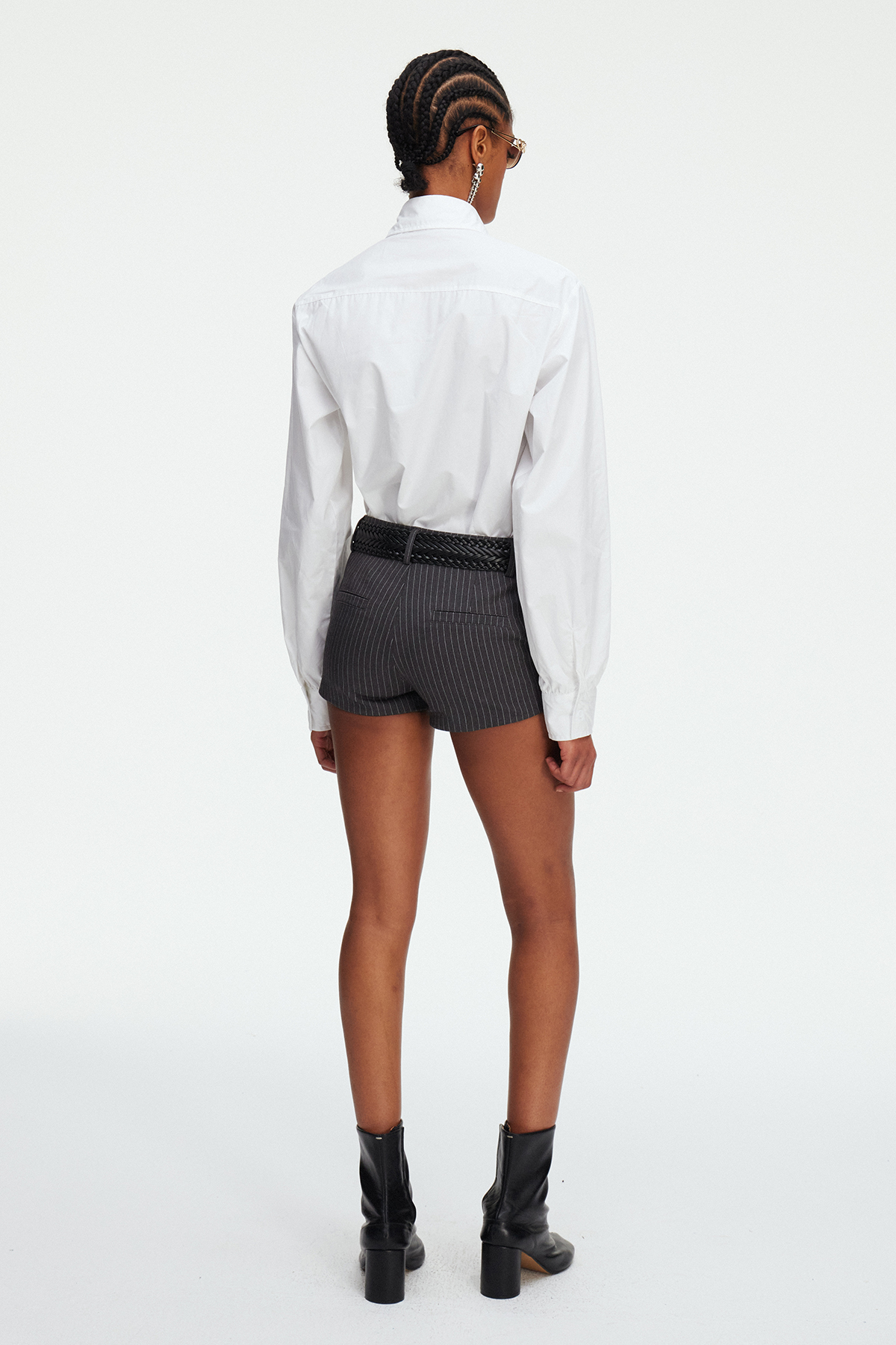Magdi Three Piece Stripe Shorts Set