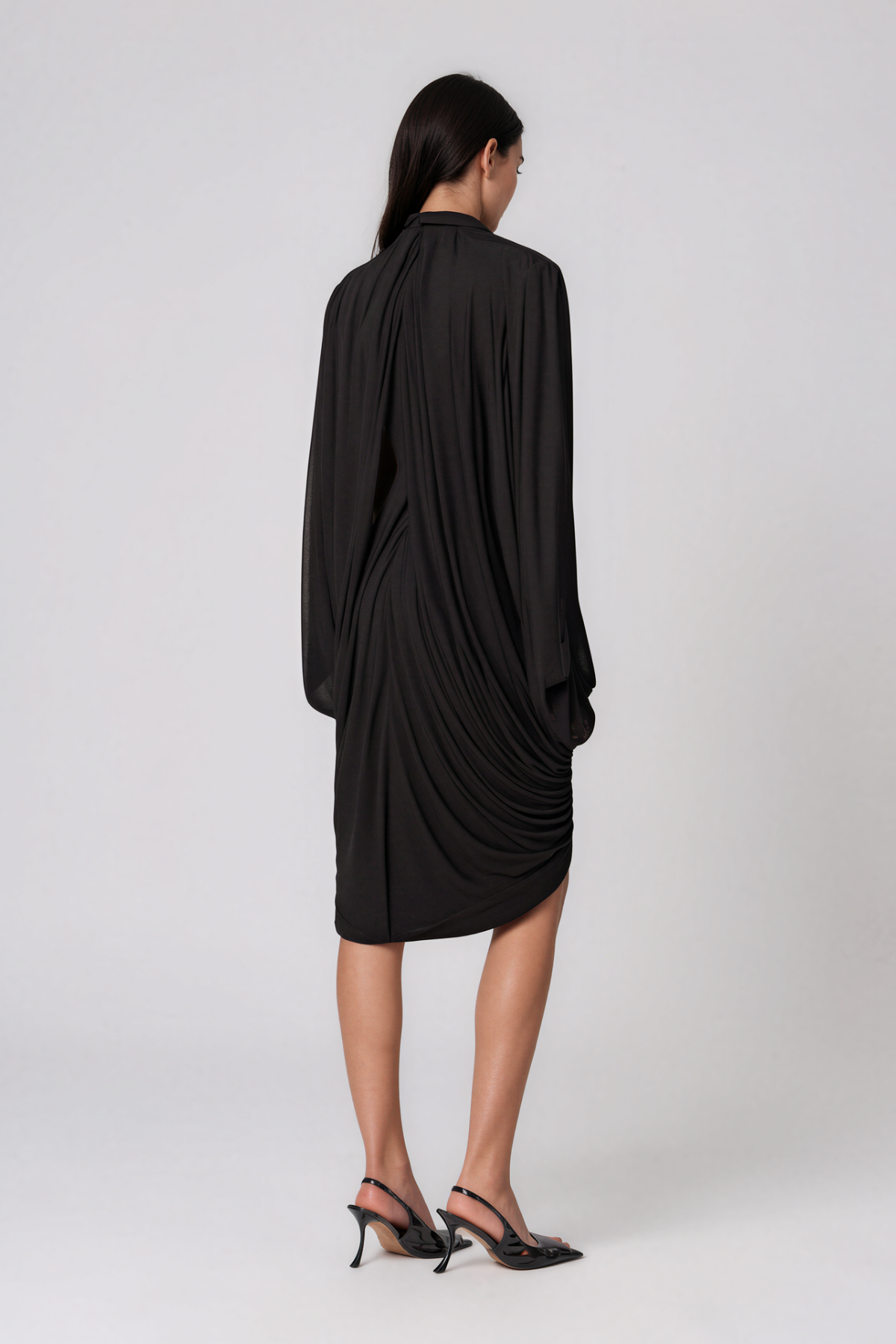 Magdy Ruch Mesh Mini Dress