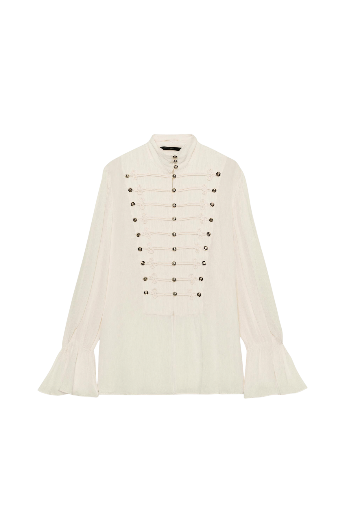 Magne Bell Sleeve Napoleon Top