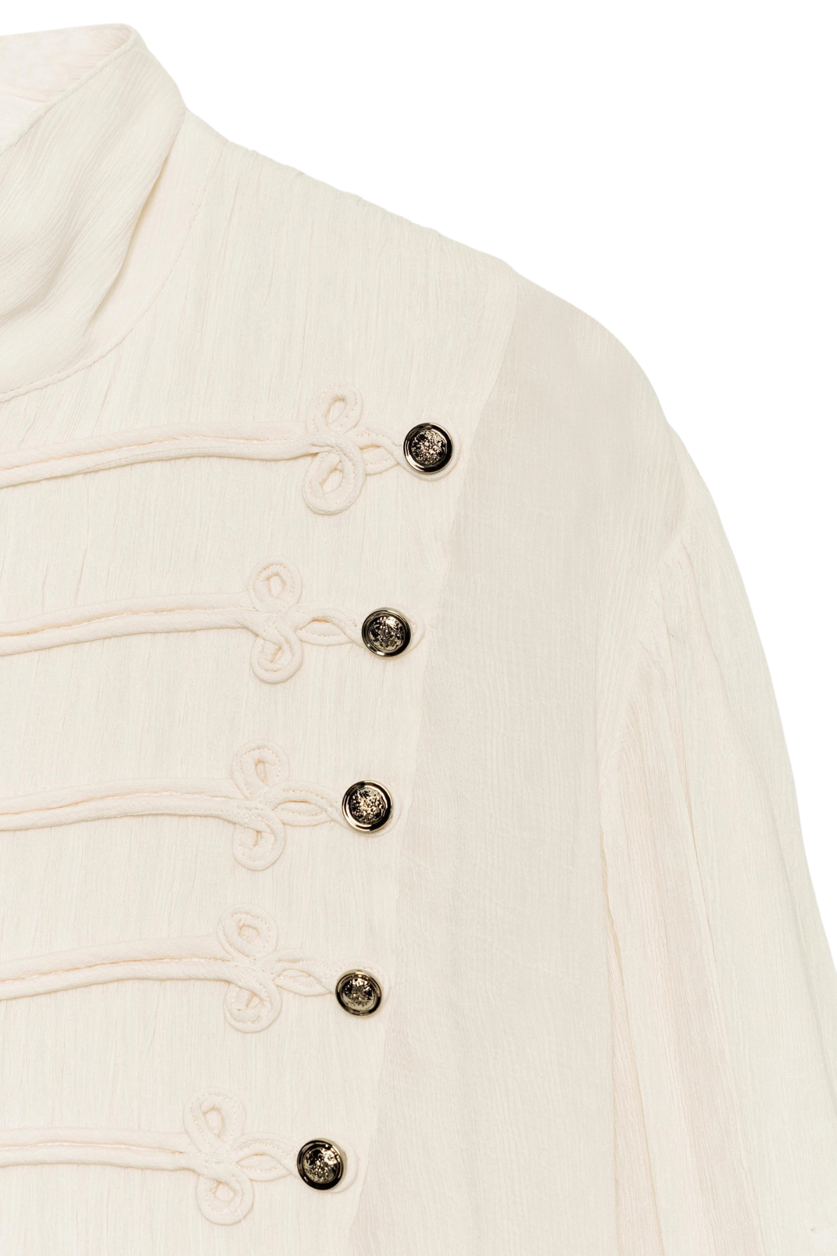 Magne Bell Sleeve Napoleon Top