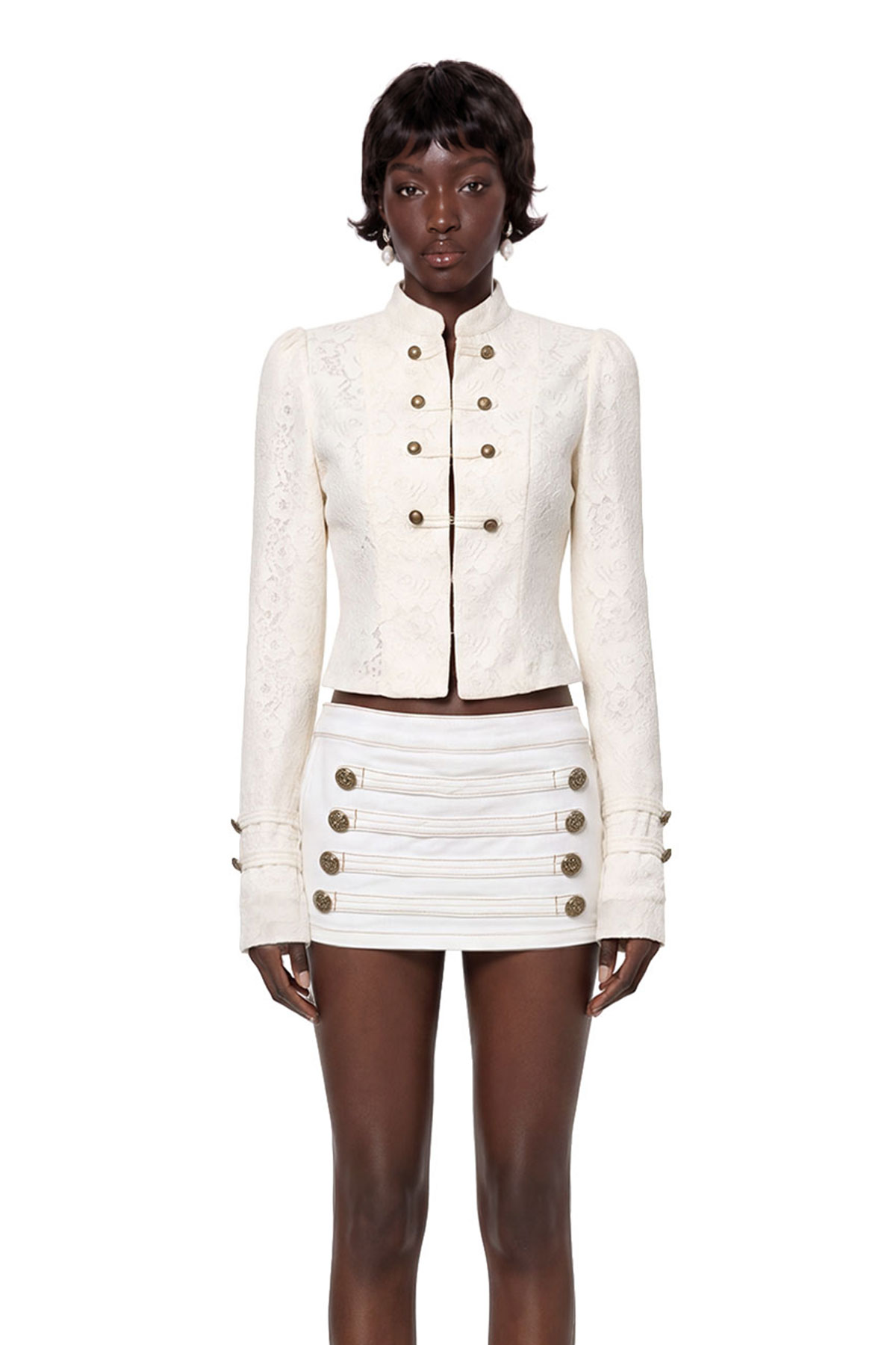 Magnhild Napoleon Lace Skirt Set