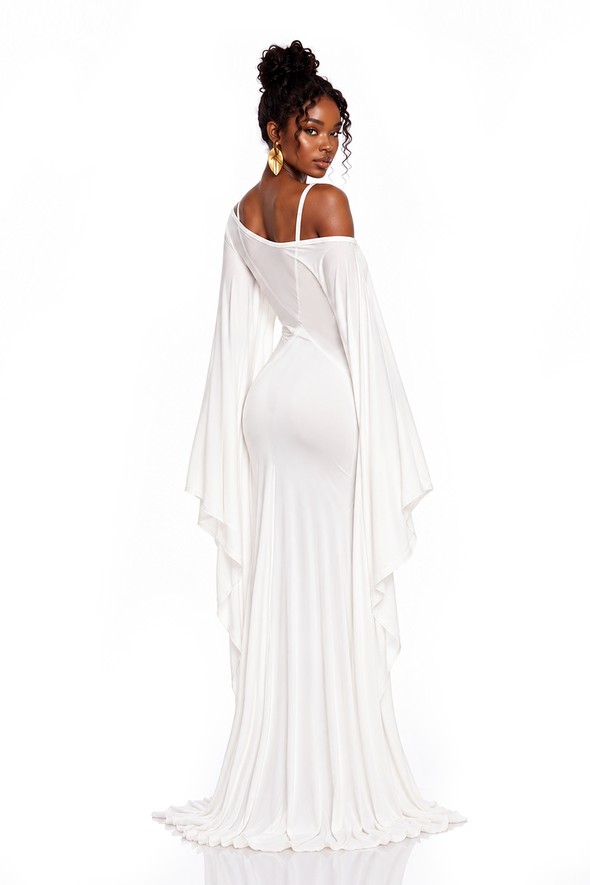 Mago Cutout Draped Maxi Dress