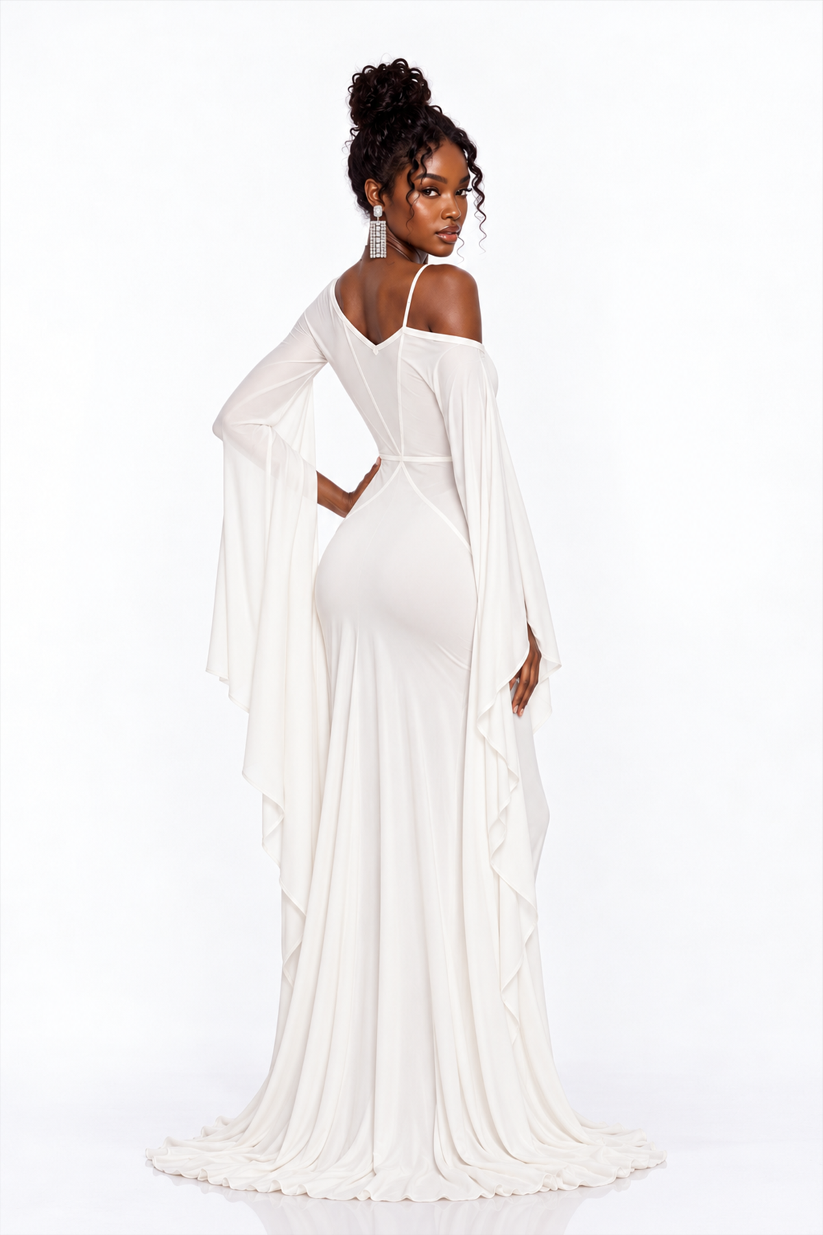 Mago Cutout Draped Maxi Dress
