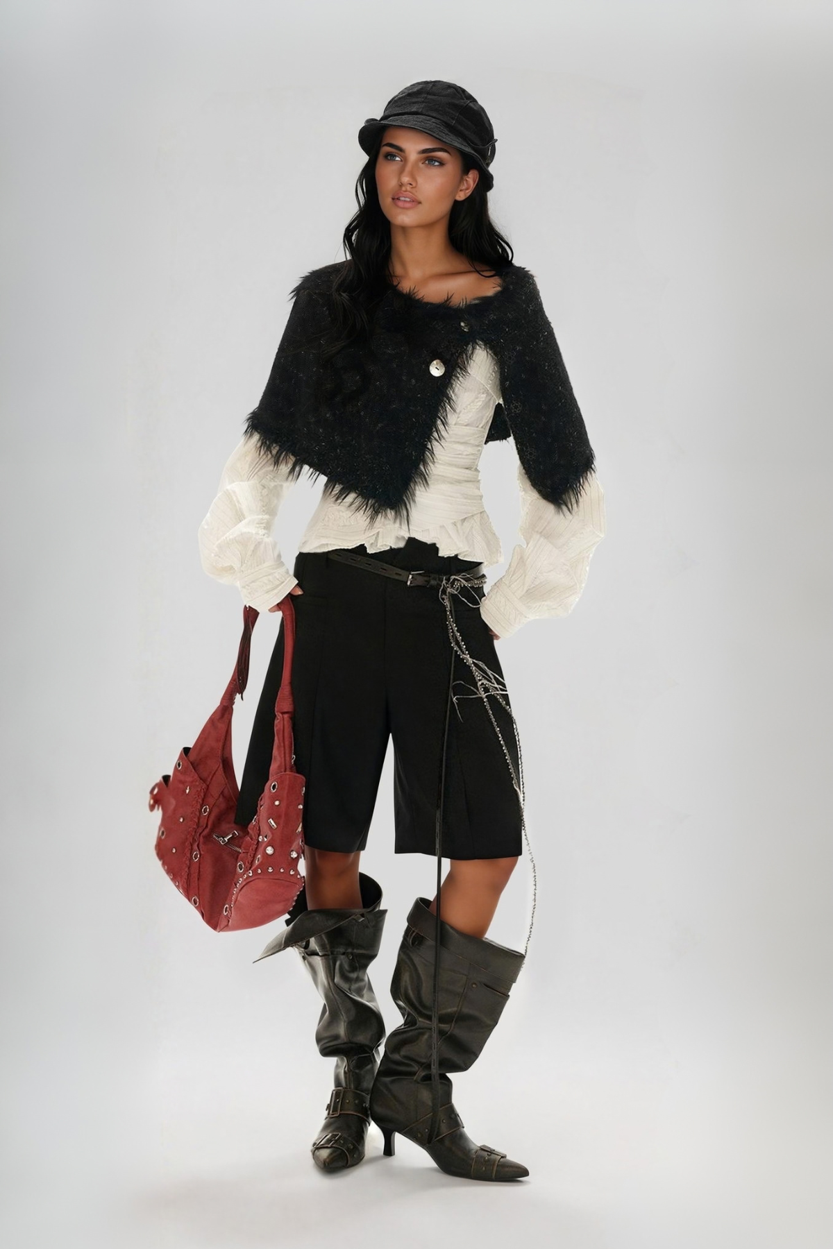Maha Off Shoulder Ruch Top