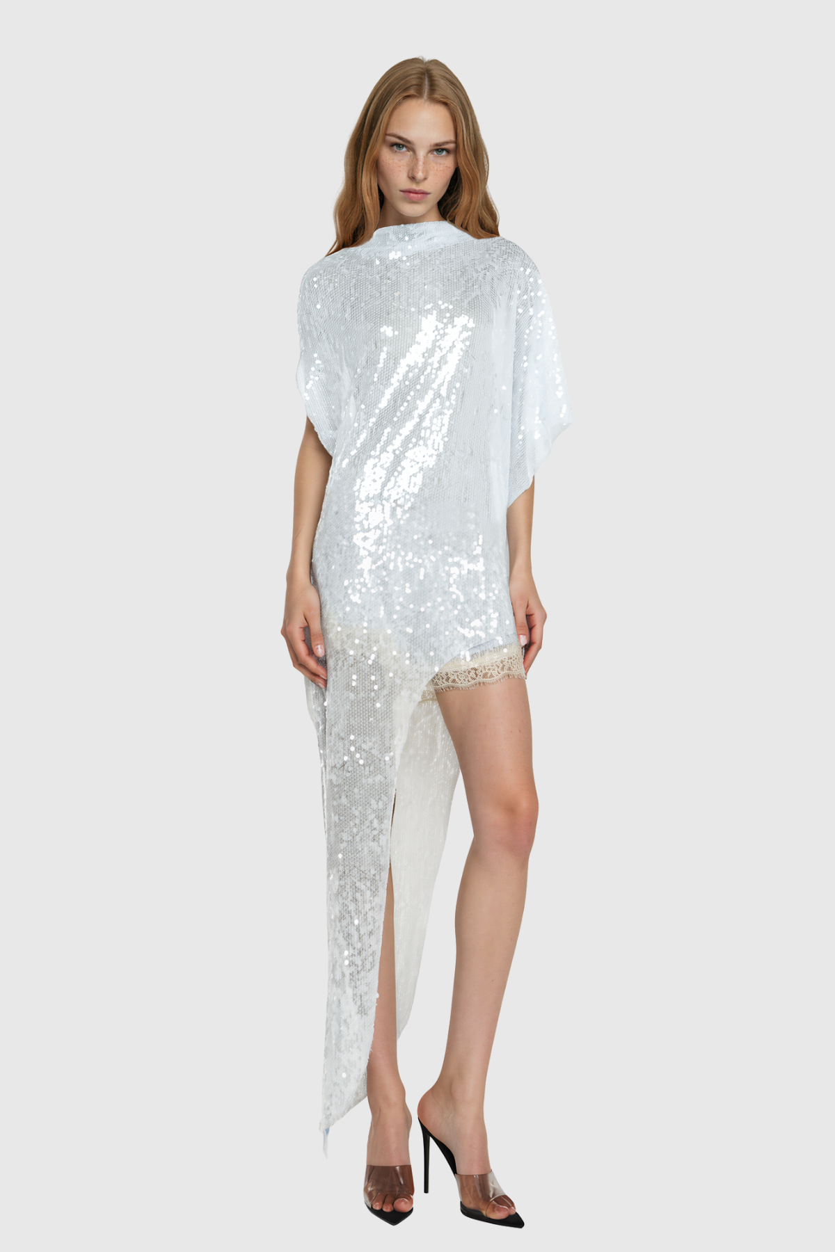 Mahali Sequin Asymmetric Shorts Set
