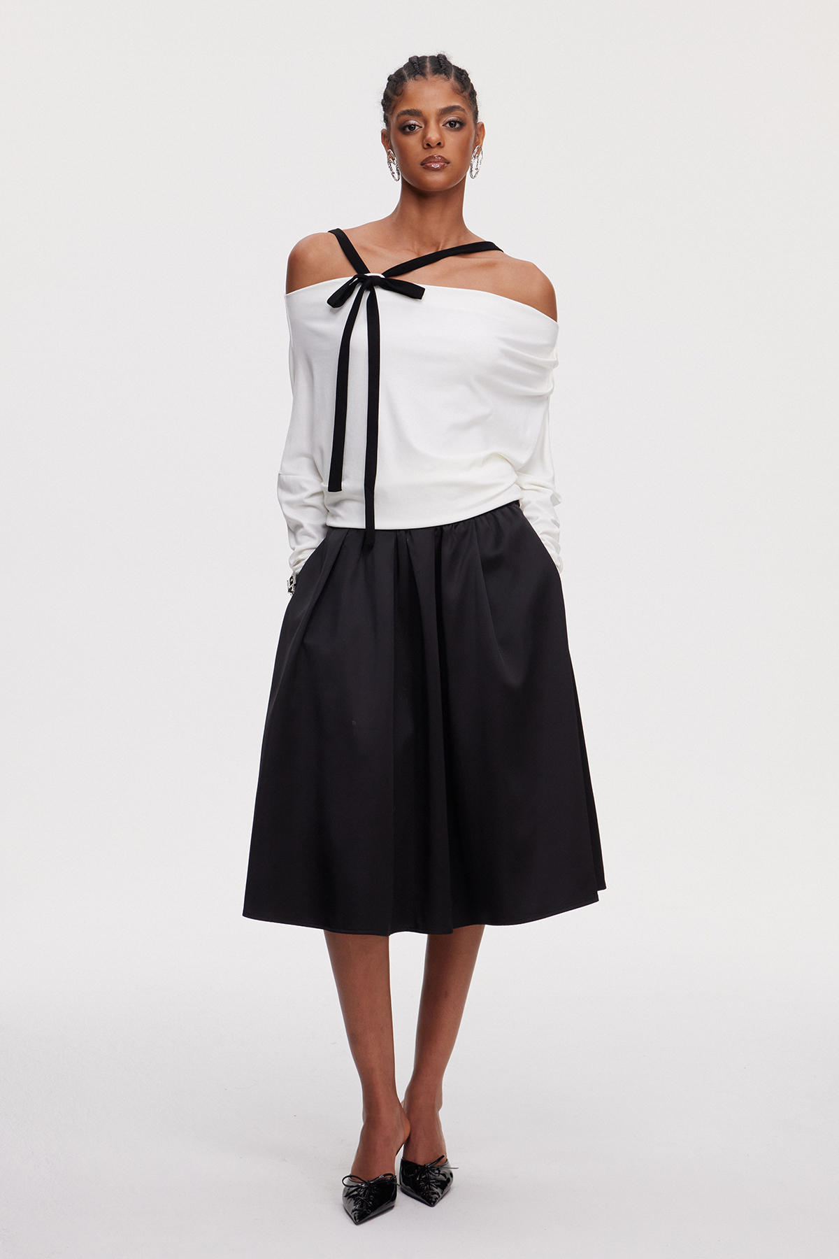 Mahammad Halter Neck Skirt Set