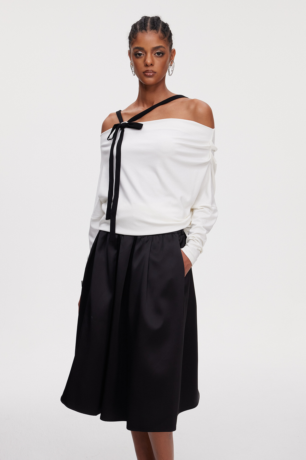 Mahammad Halter Neck Skirt Set