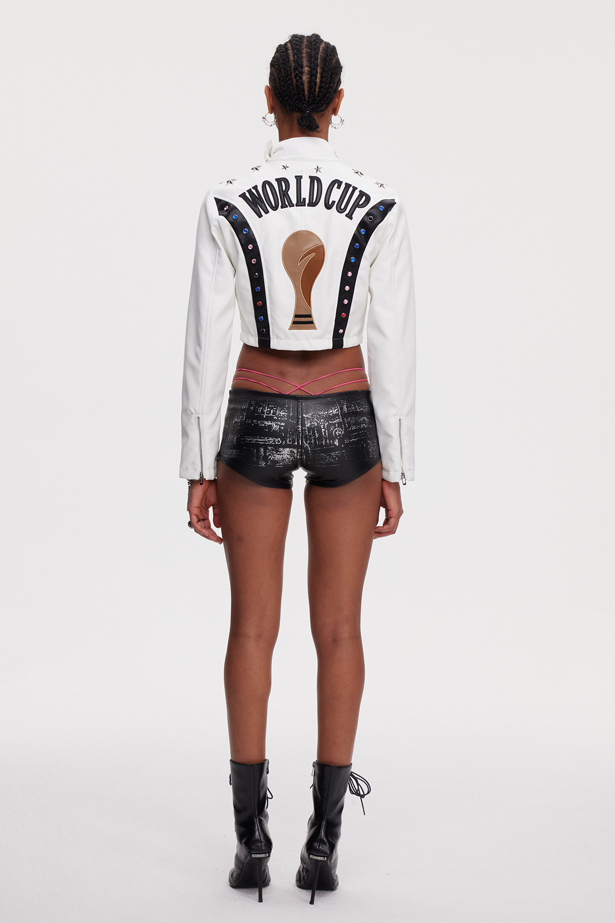 Mahavira Star Leather Jacket