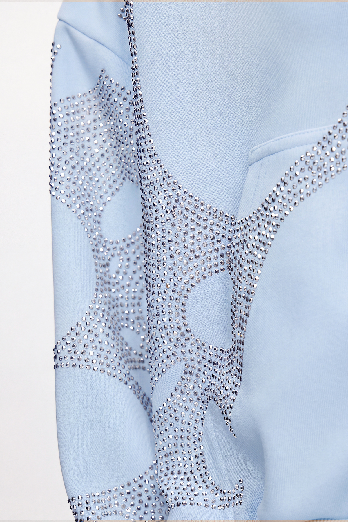 Mahendra Rhinestone Pants Set In Blue