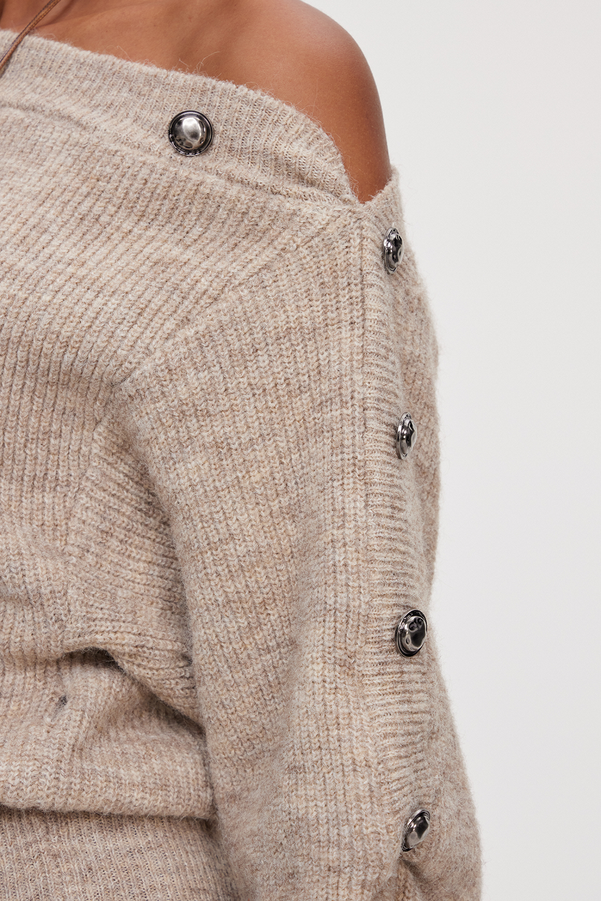 Maher One Shoulder Knit Top