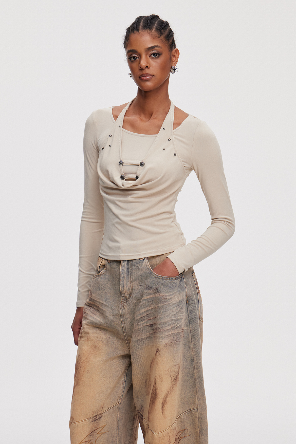 Mahesh Studded Top