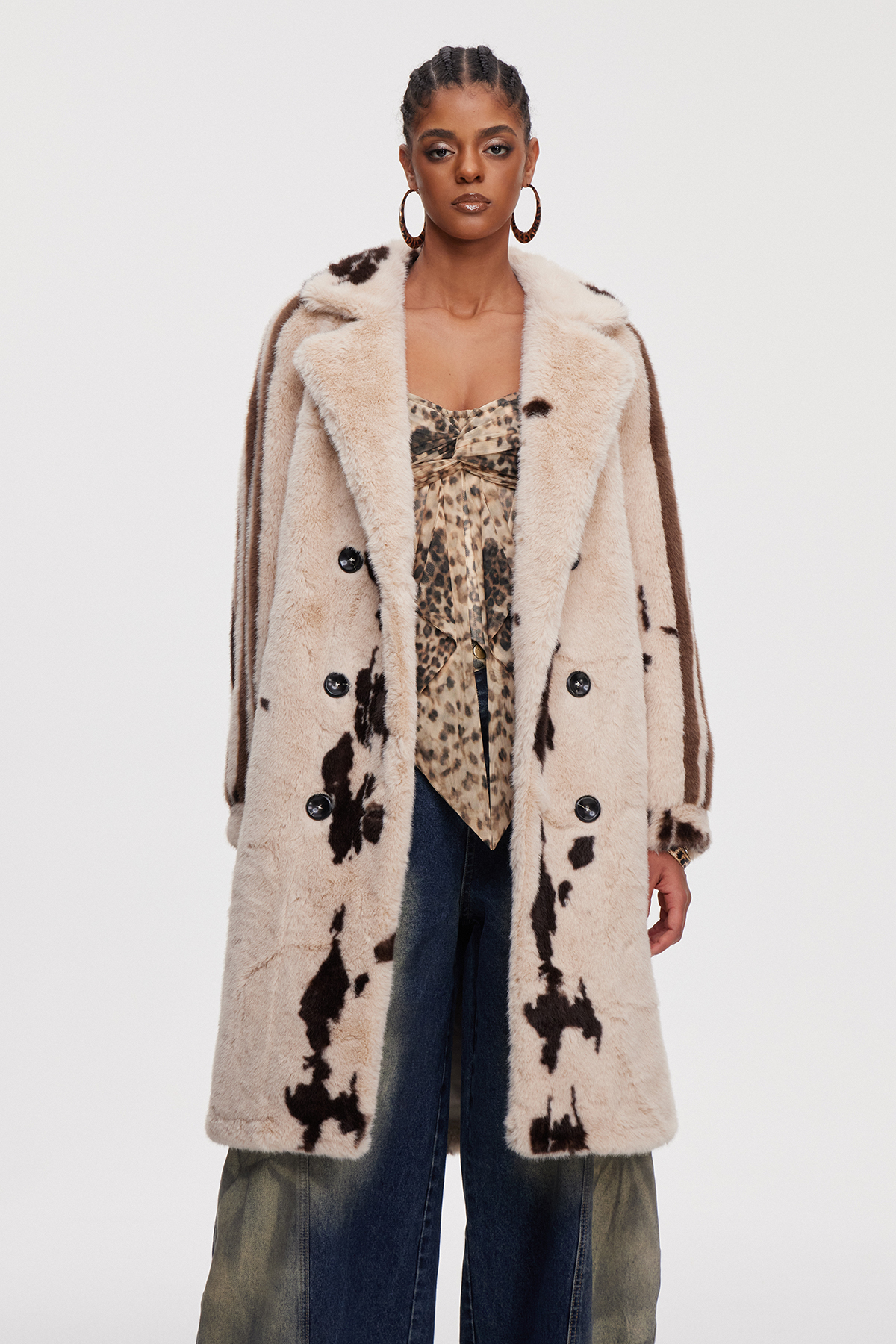 Mahin Faux Fur Coat