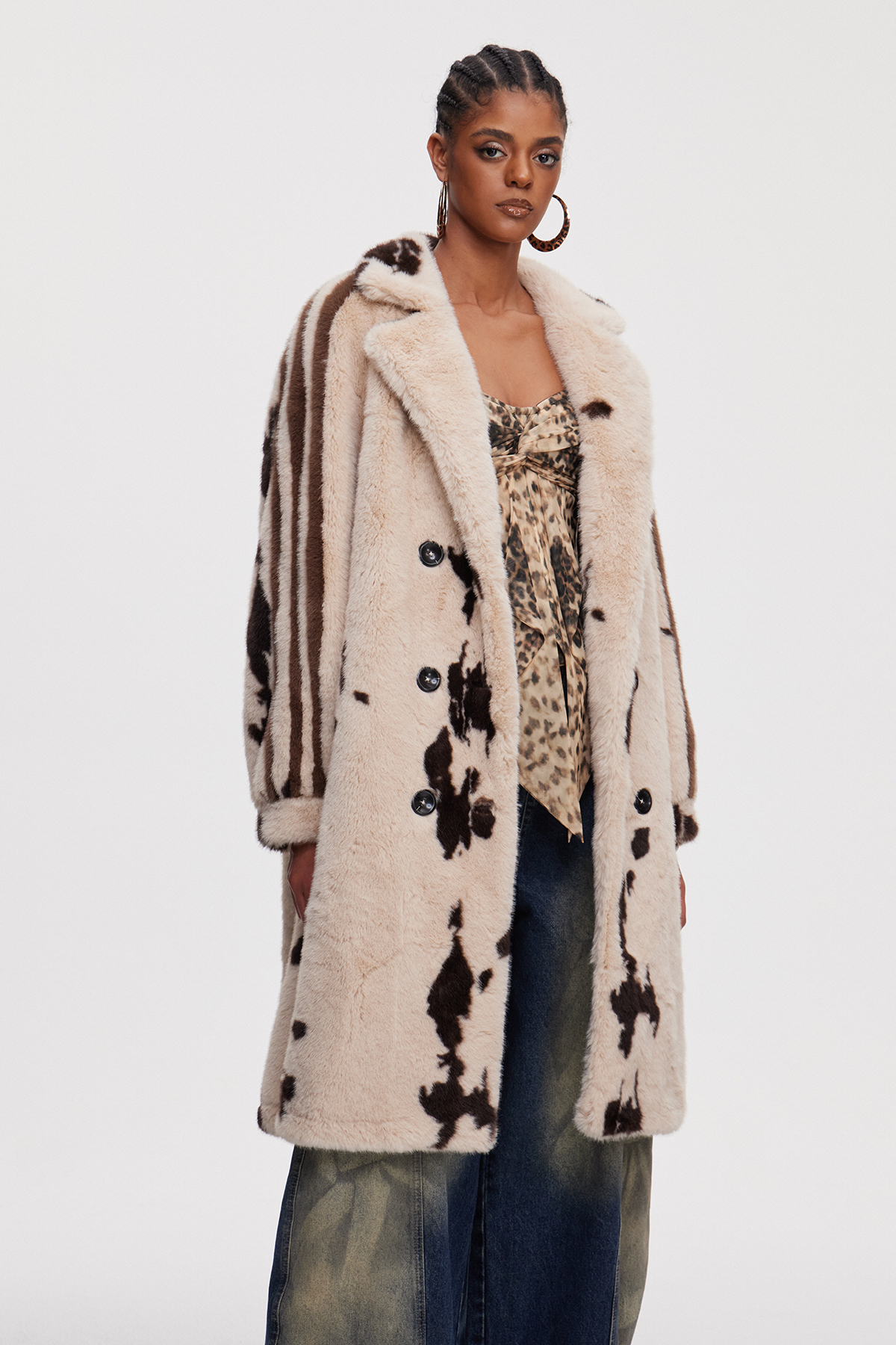 Mahin Faux Fur Coat