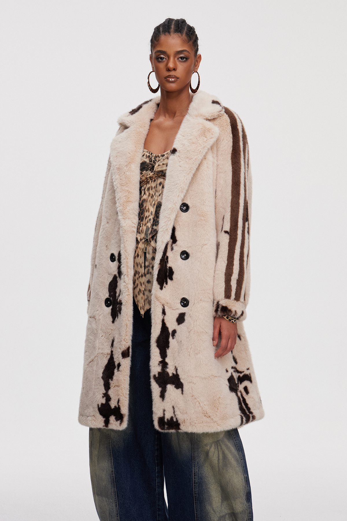 Mahin Faux Fur Coat