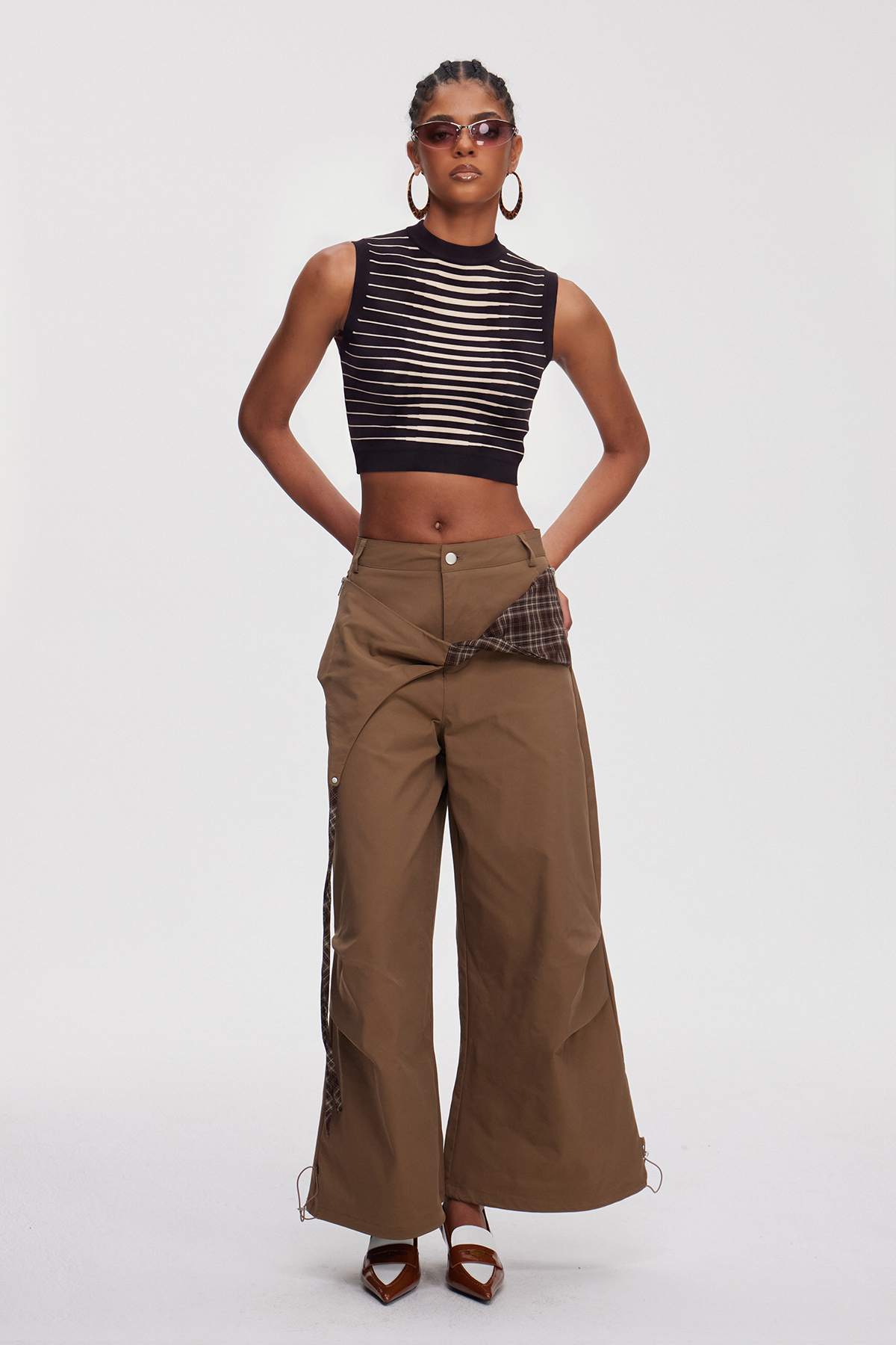 Mahina Sleeveless Knit Top In Black