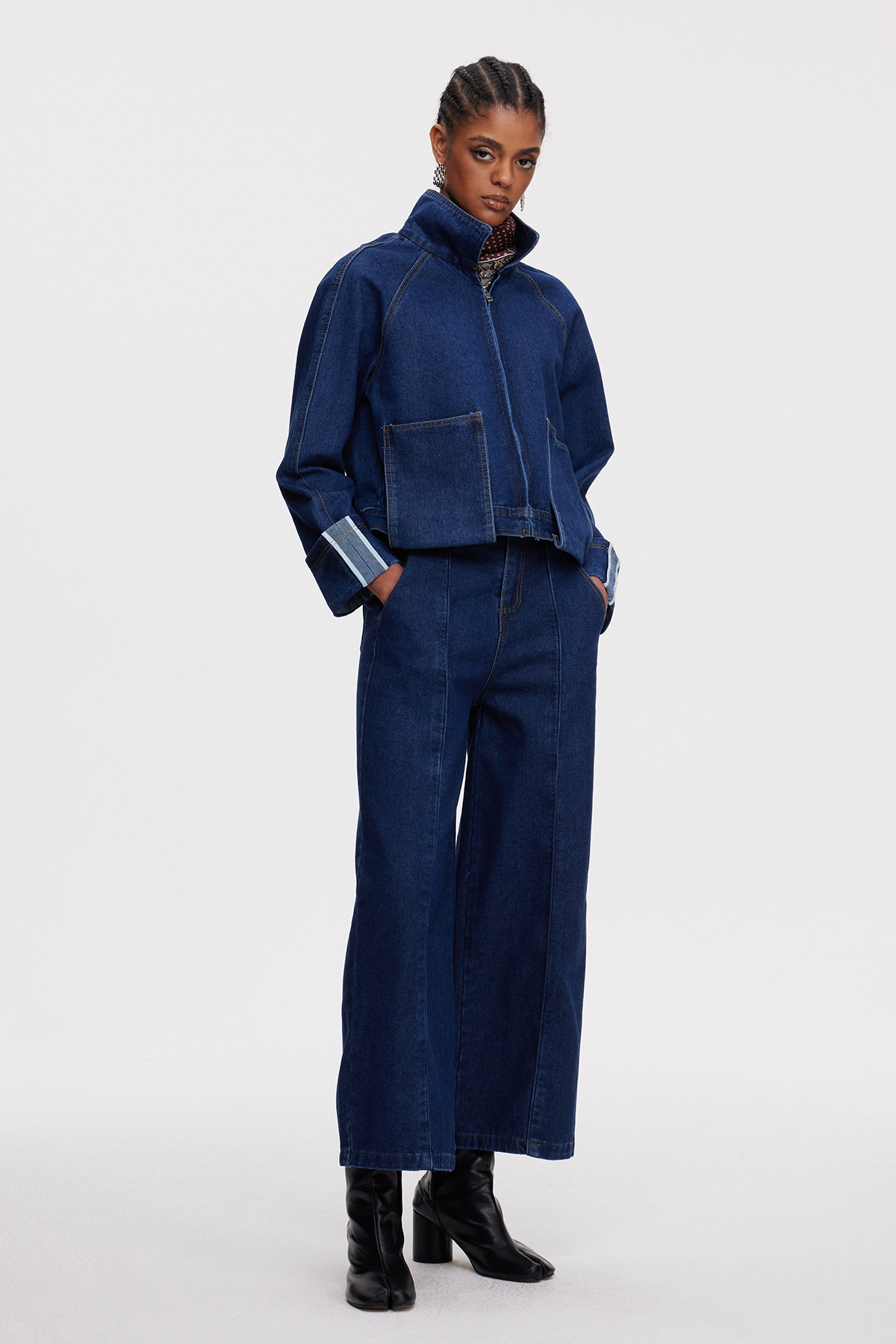 Mahomet Denim Pants Set