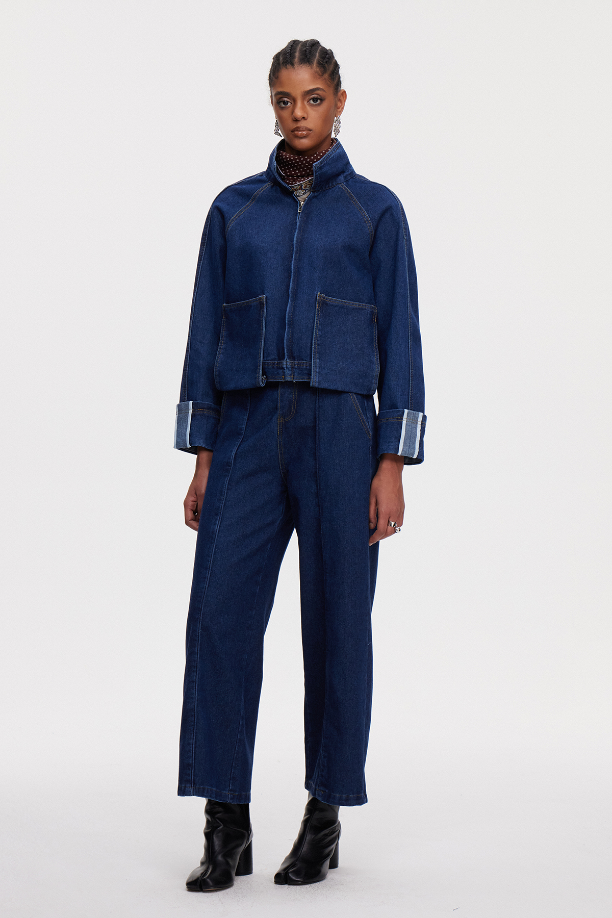 Mahomet Denim Pants Set