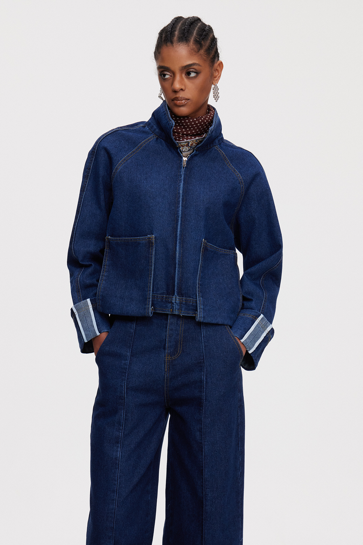 Mahomet Denim Pants Set