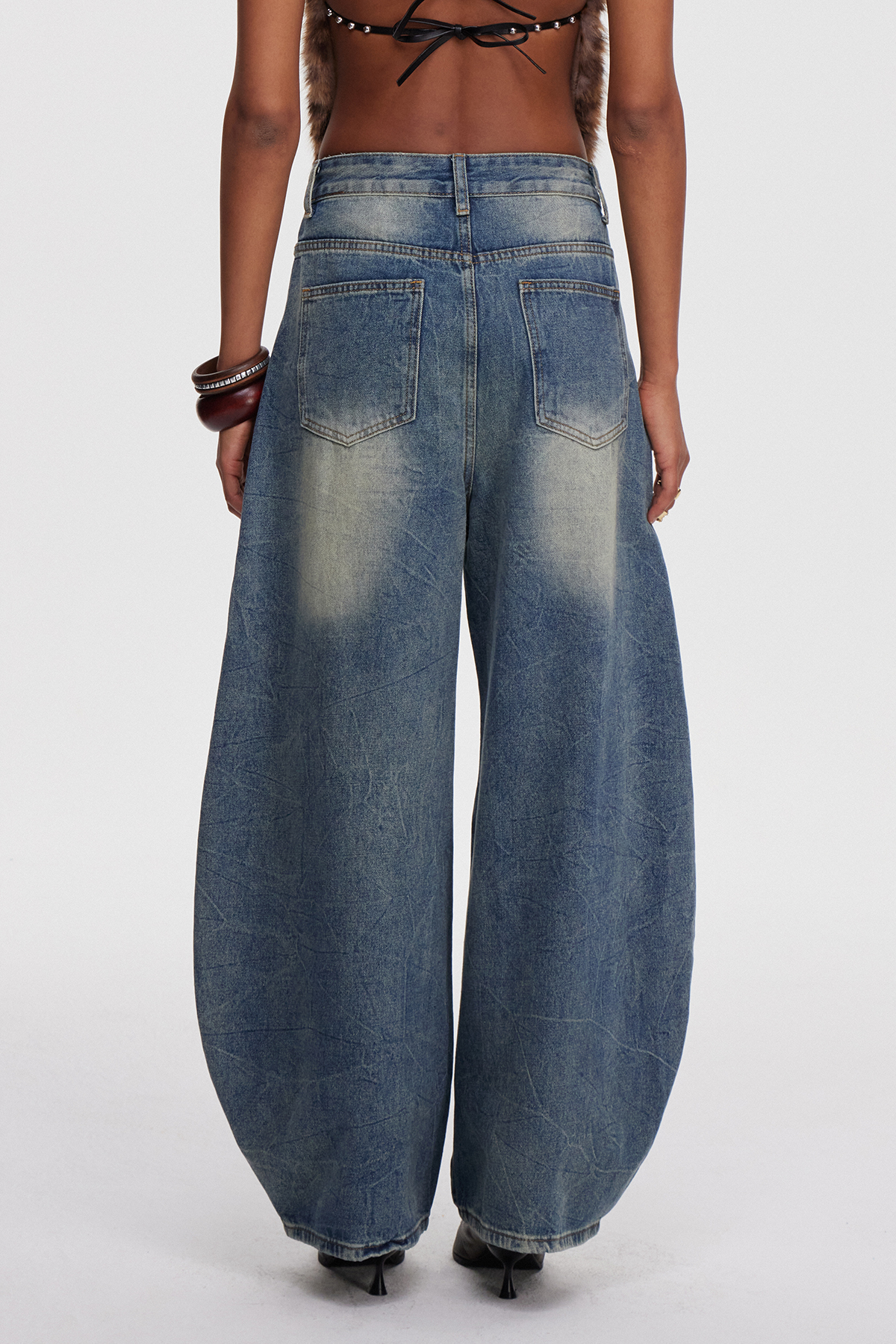 Mahpiya Studded Jeans