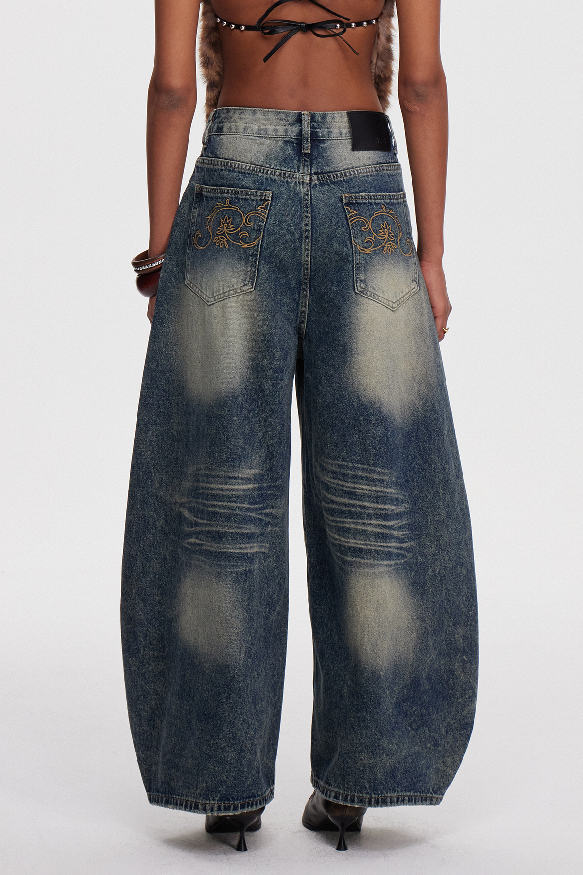 Mahri Embroidered Jeans