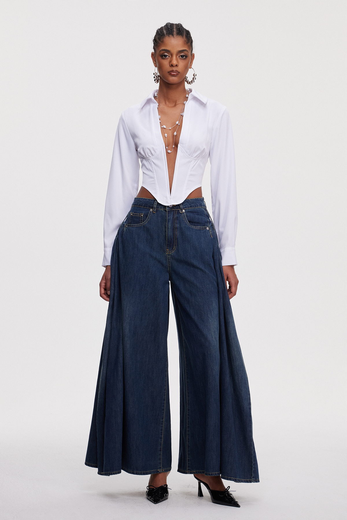 Mahvash Ruffle Jeans