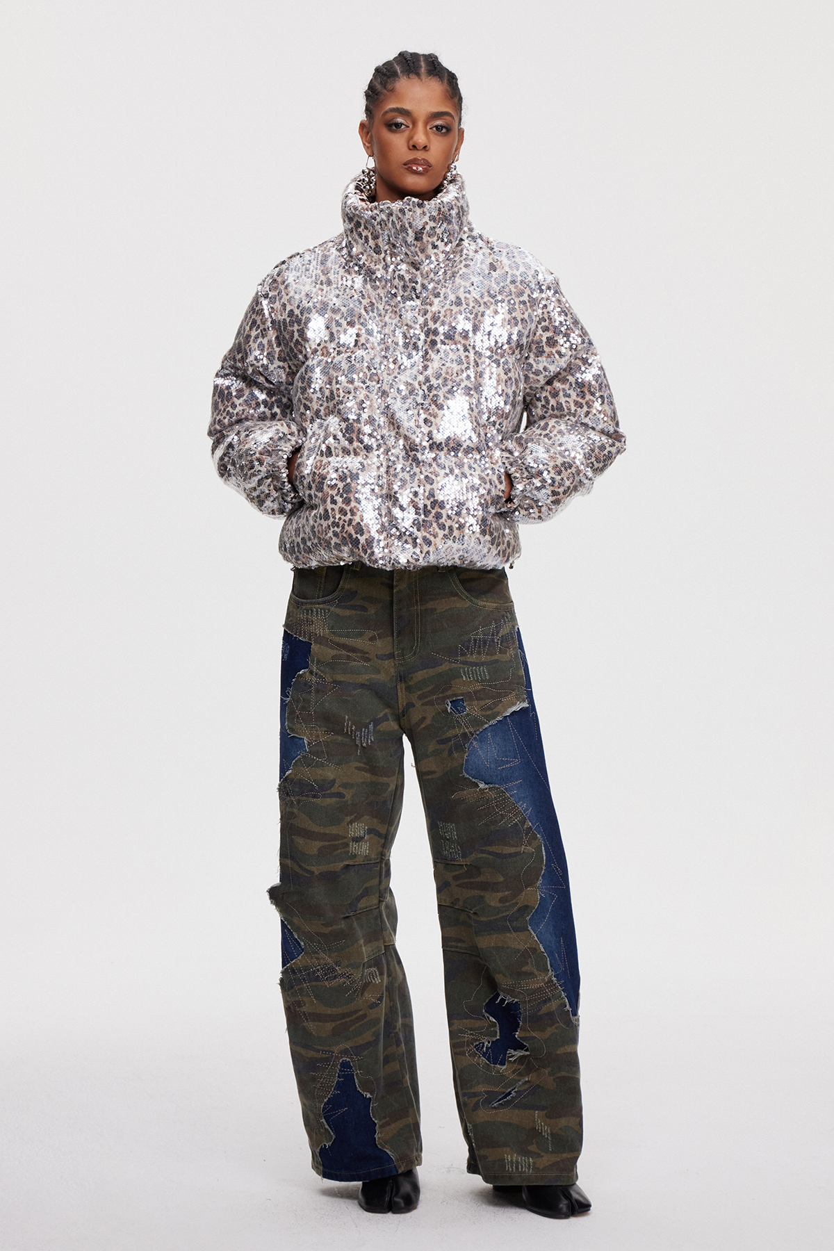 Mahyar Sequin Leopard Jacket