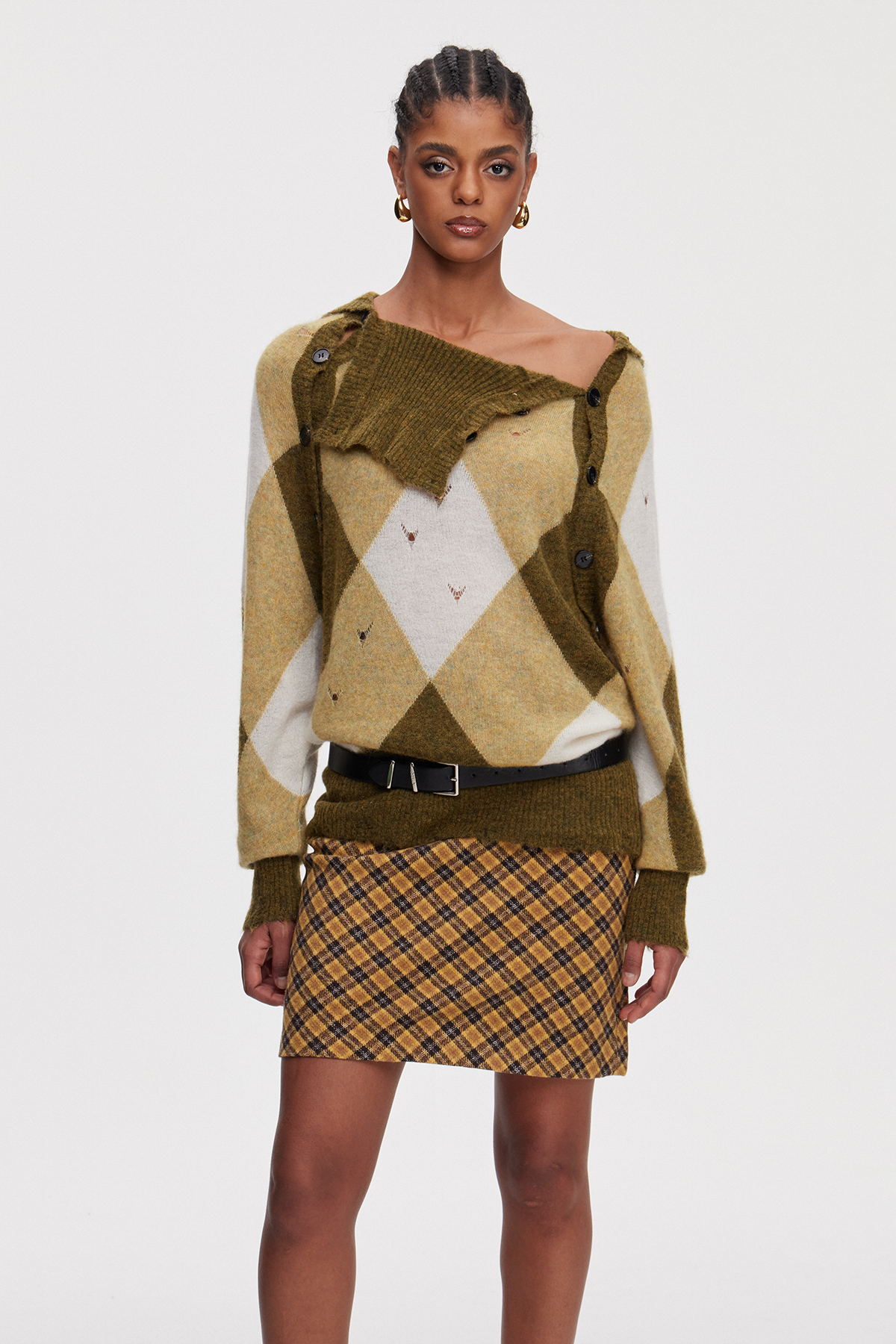 Maider Colorblock Knit Top