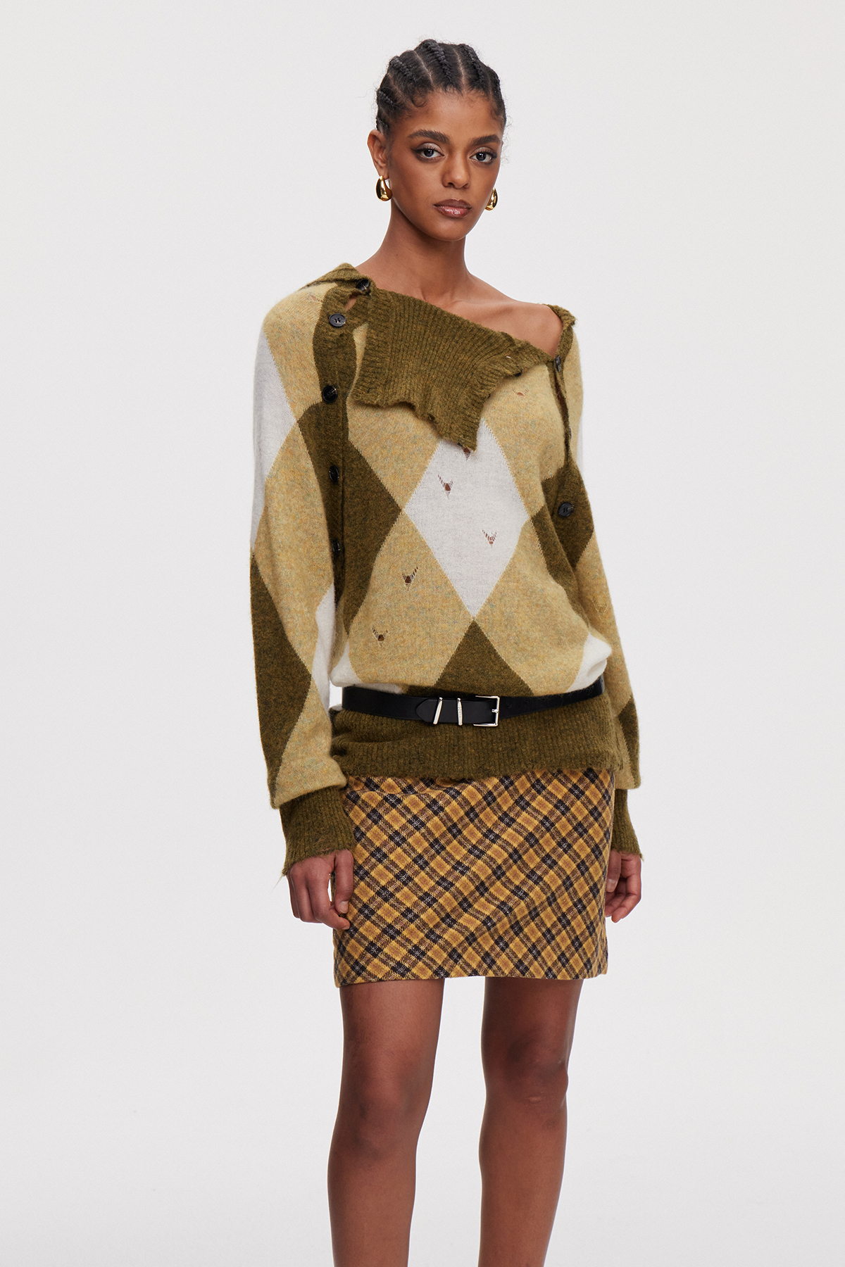Maider Colorblock Knit Top