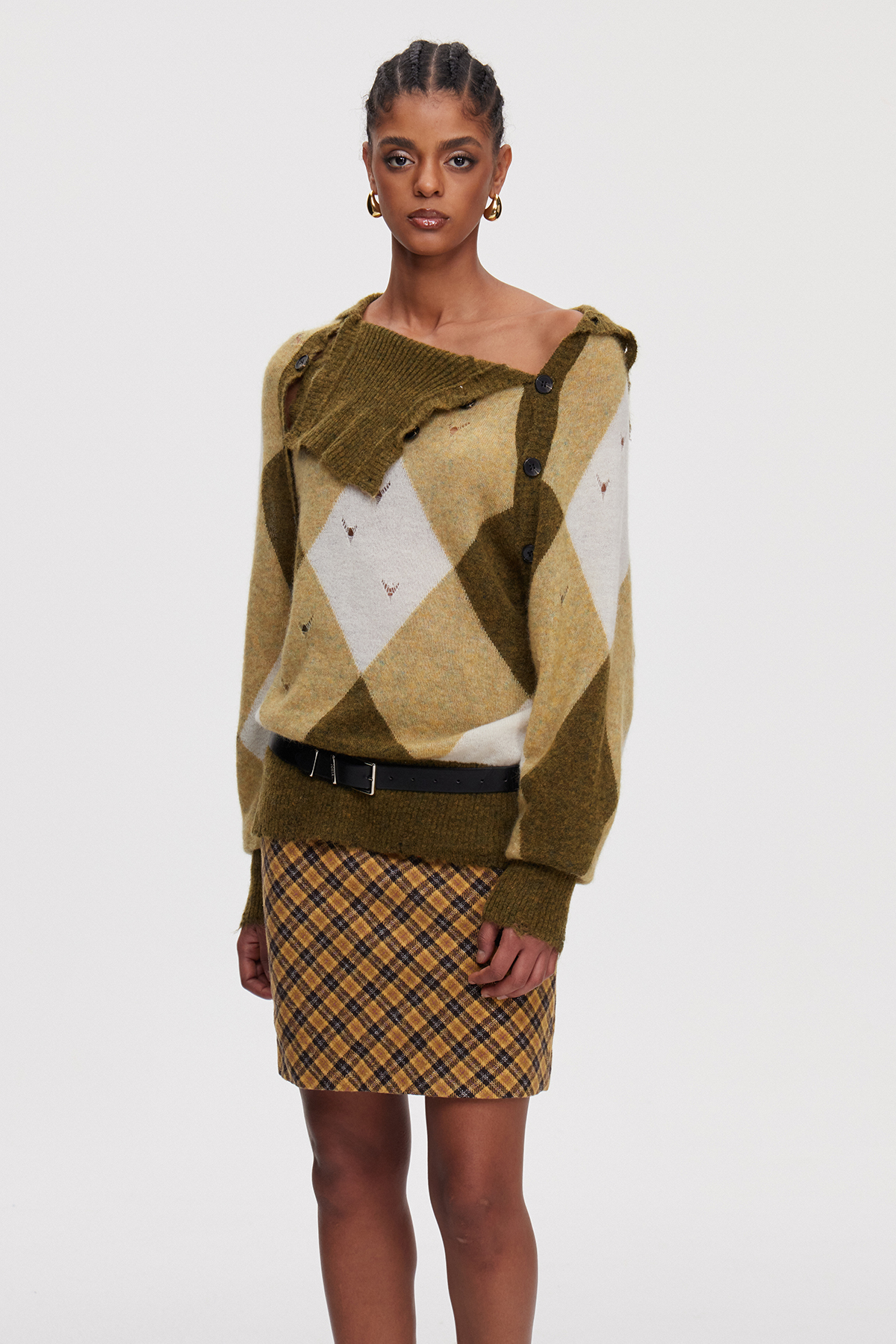 Maider Colorblock Knit Top