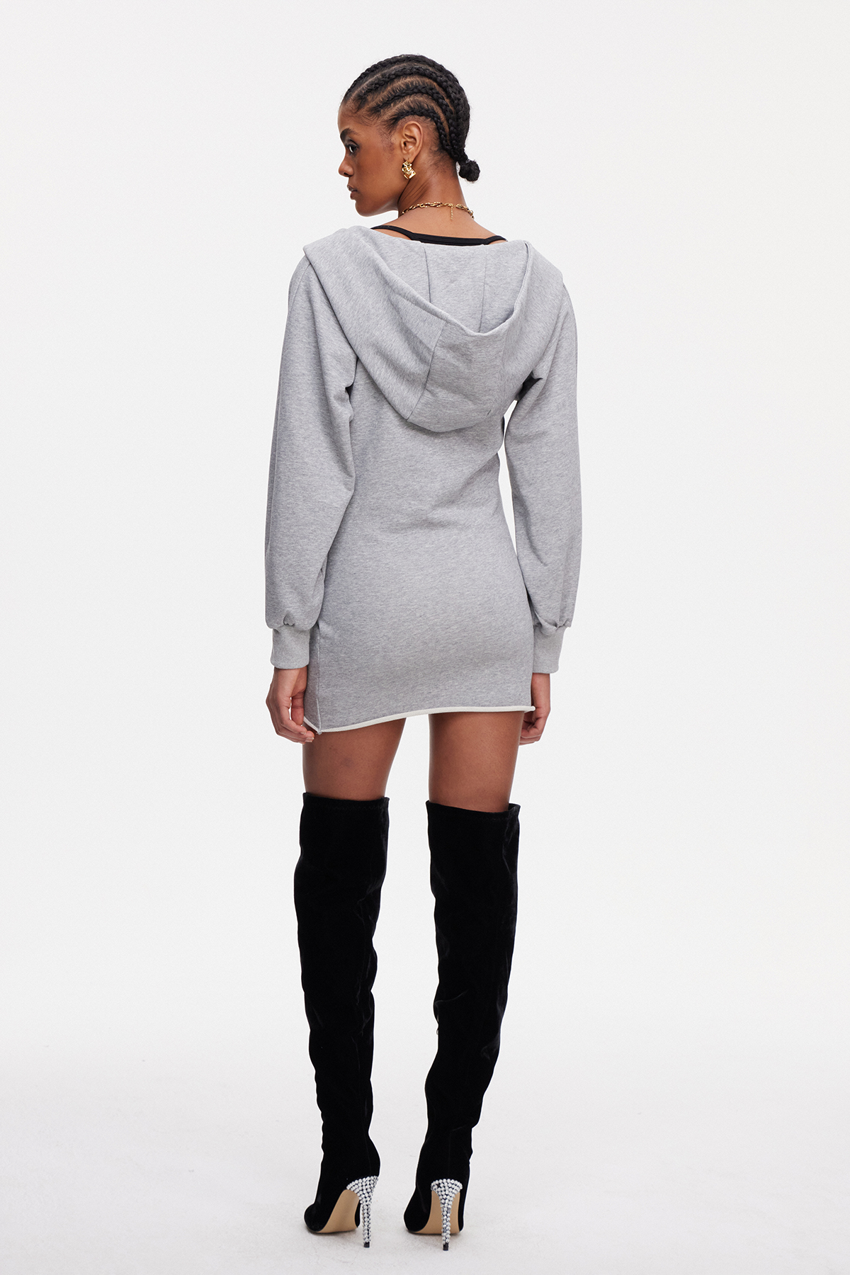 Maimu Hooded Mini Dress