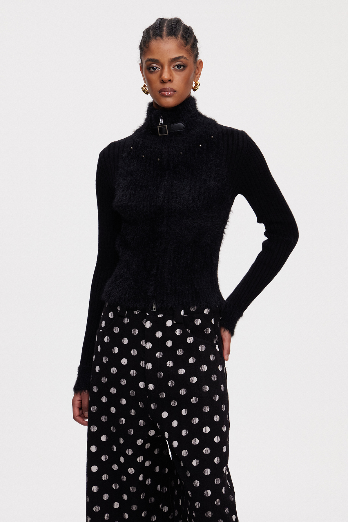Maire Faux Fur Top