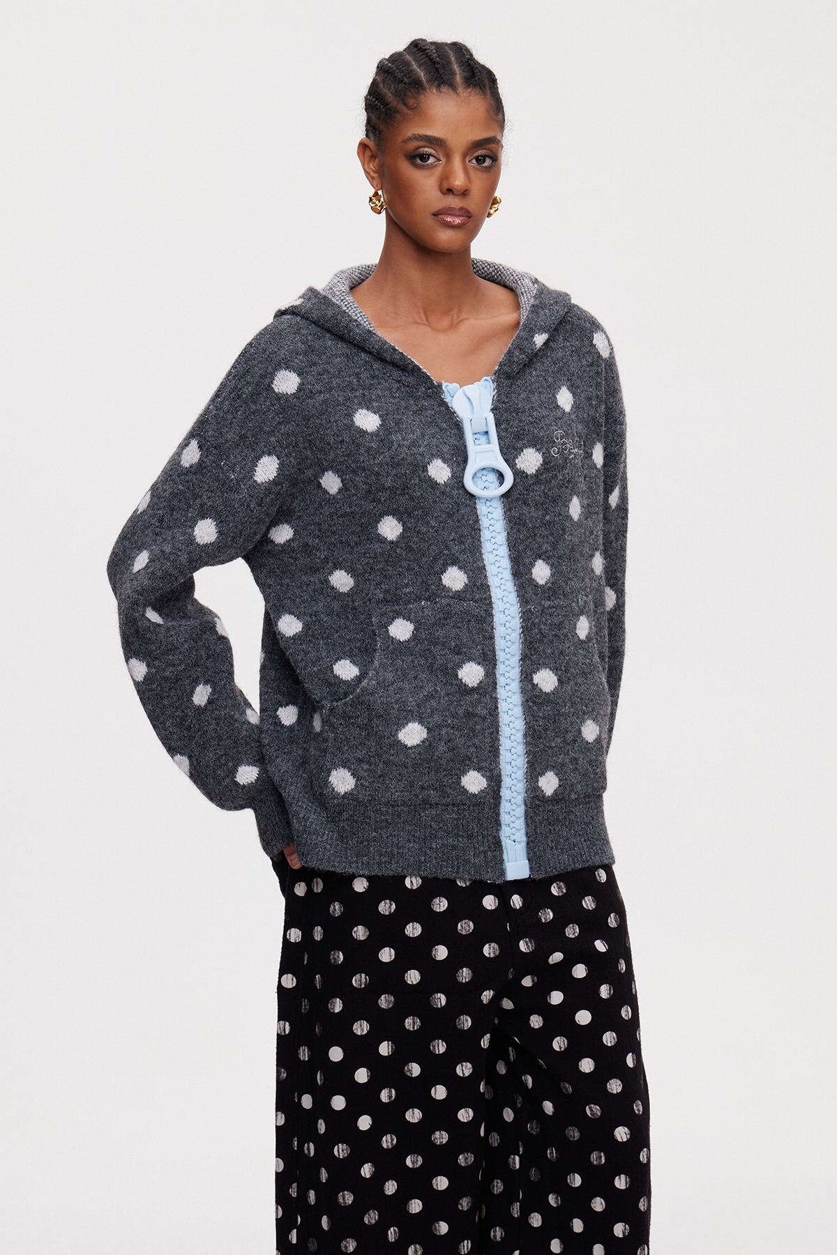 Mairenn Dot Knit Jacket