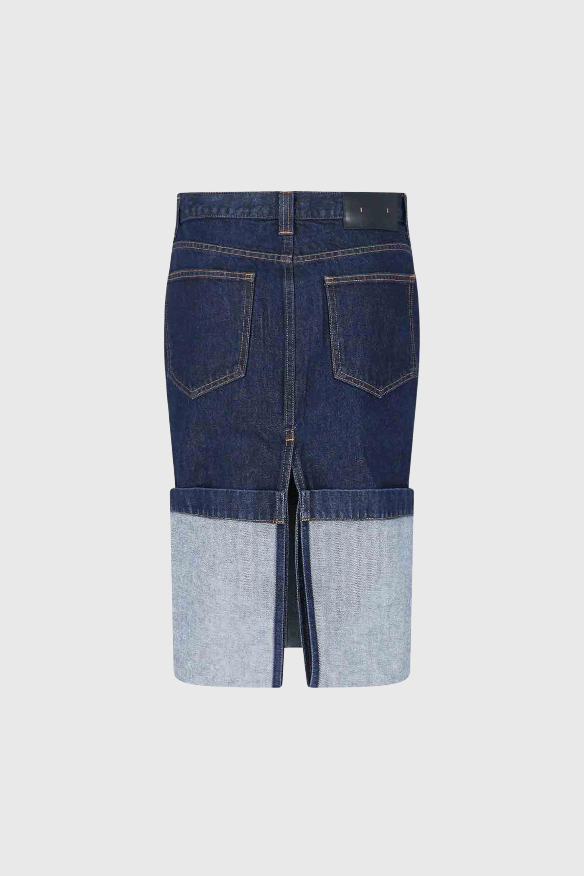 Nachla Split Denim Midi Skirt