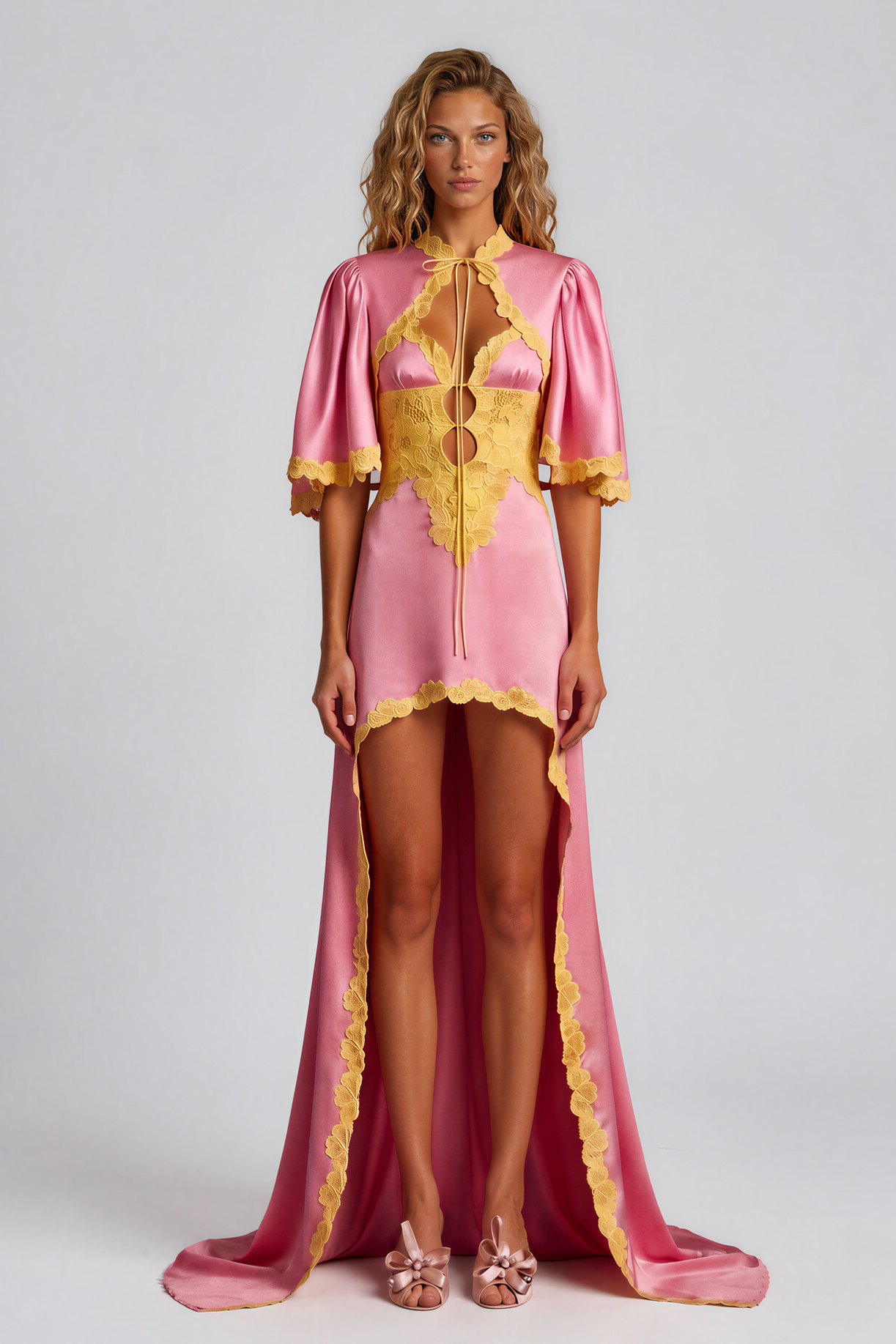 Nadezhda Lace Cutout Maxi Dress