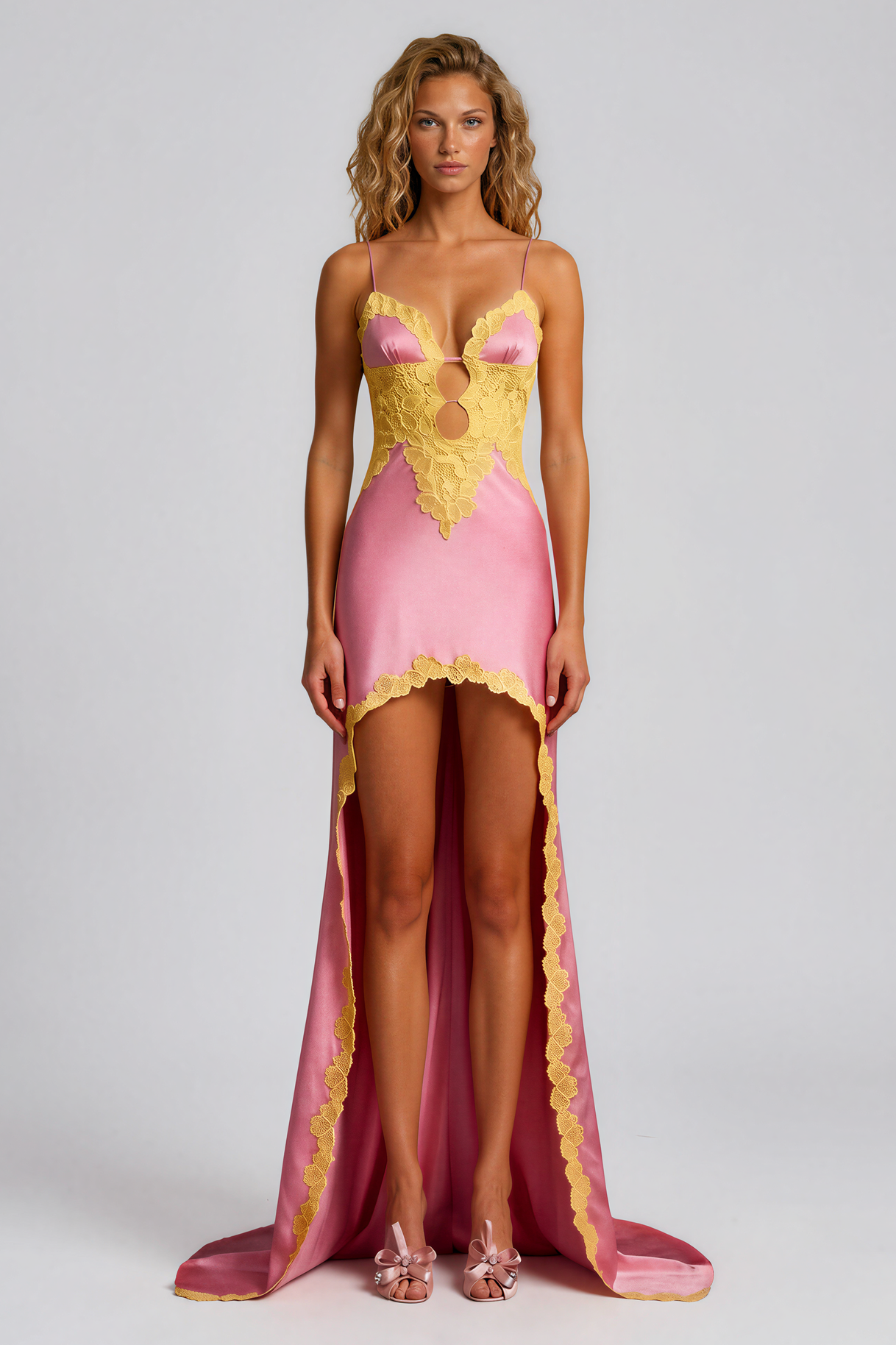 Nadezhda Lace Cutout Maxi Dress