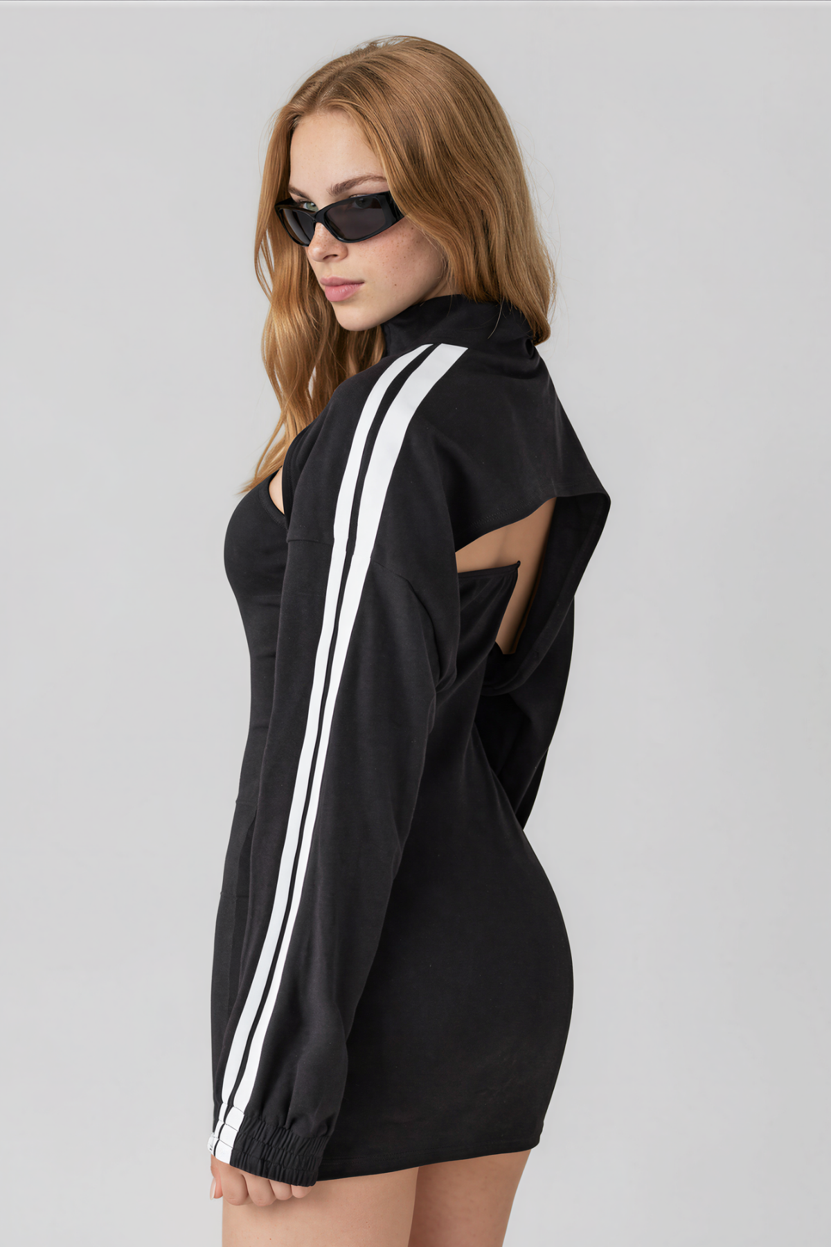 Nadira Colorblock Two Piece Mini Dress