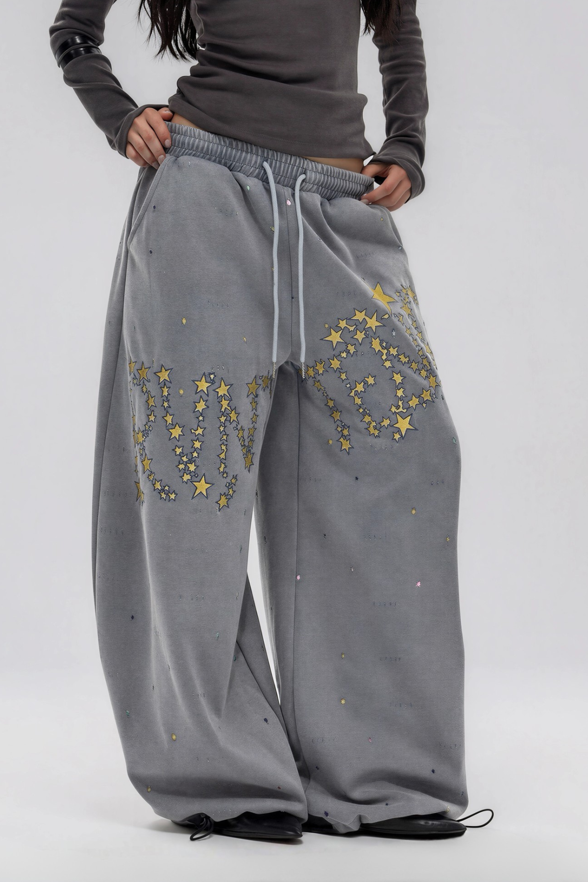 Namiko Drawstring Star Pants