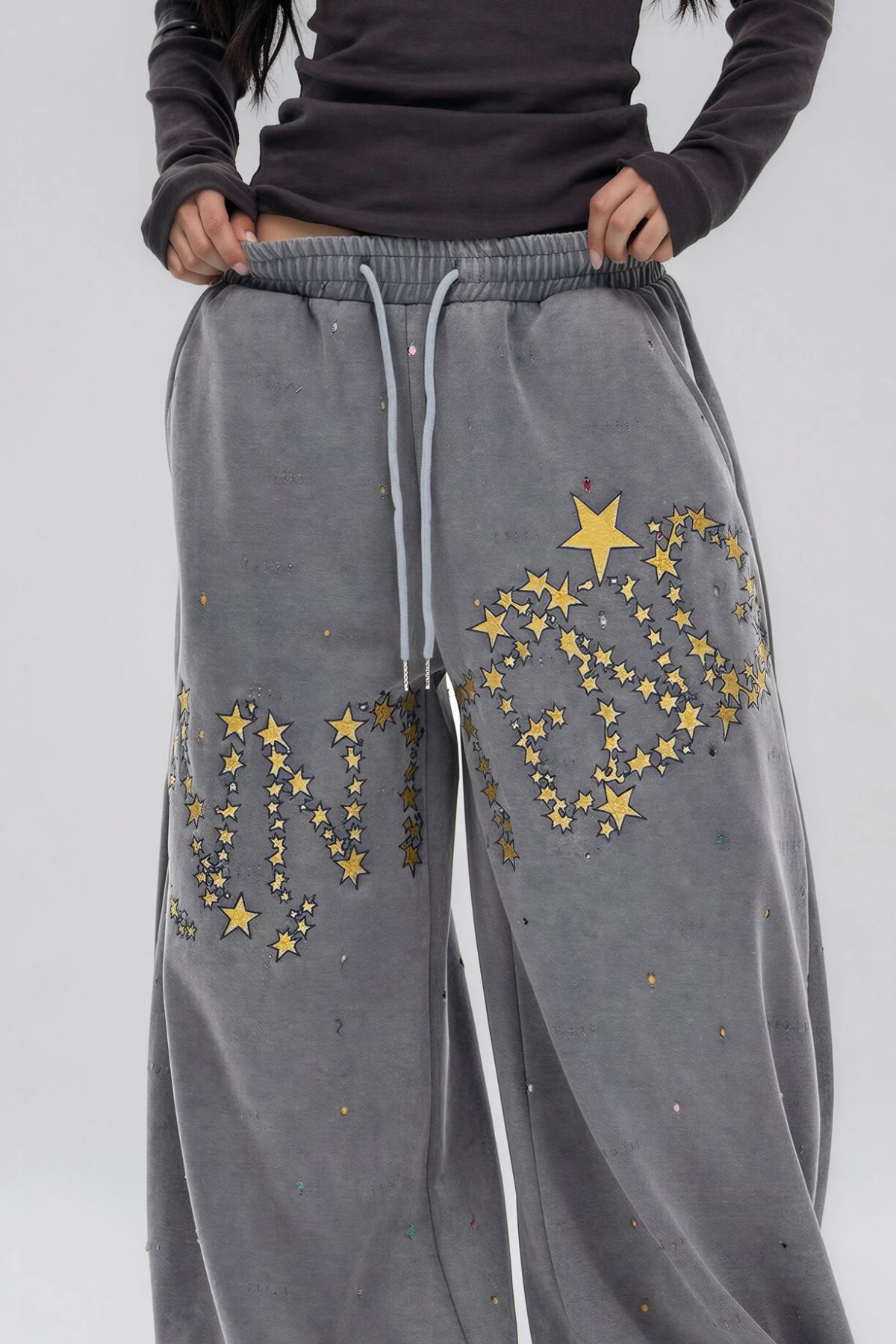 Namiko Drawstring Star Pants