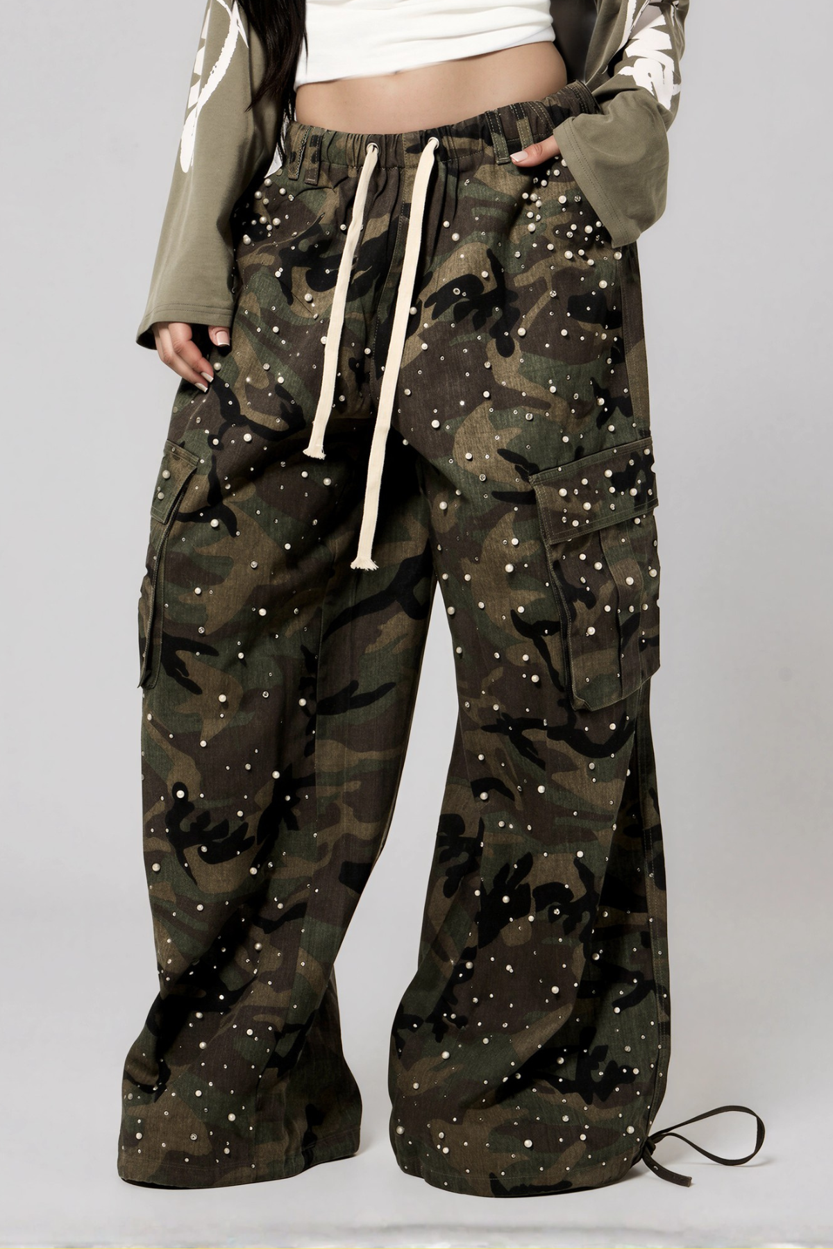 Namusoke Camouflage Pearl Pants