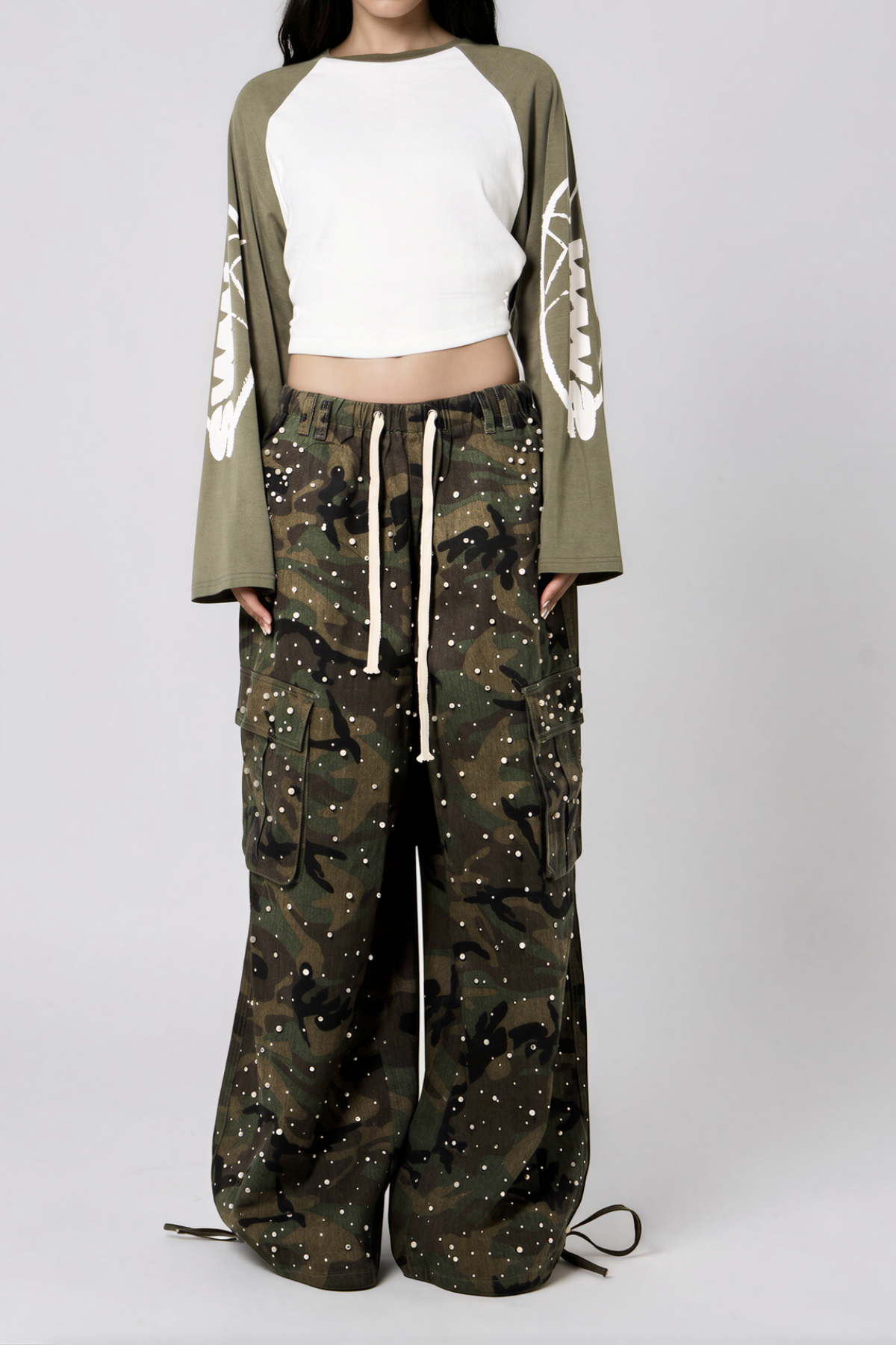 Namusoke Camouflage Pearl Pants