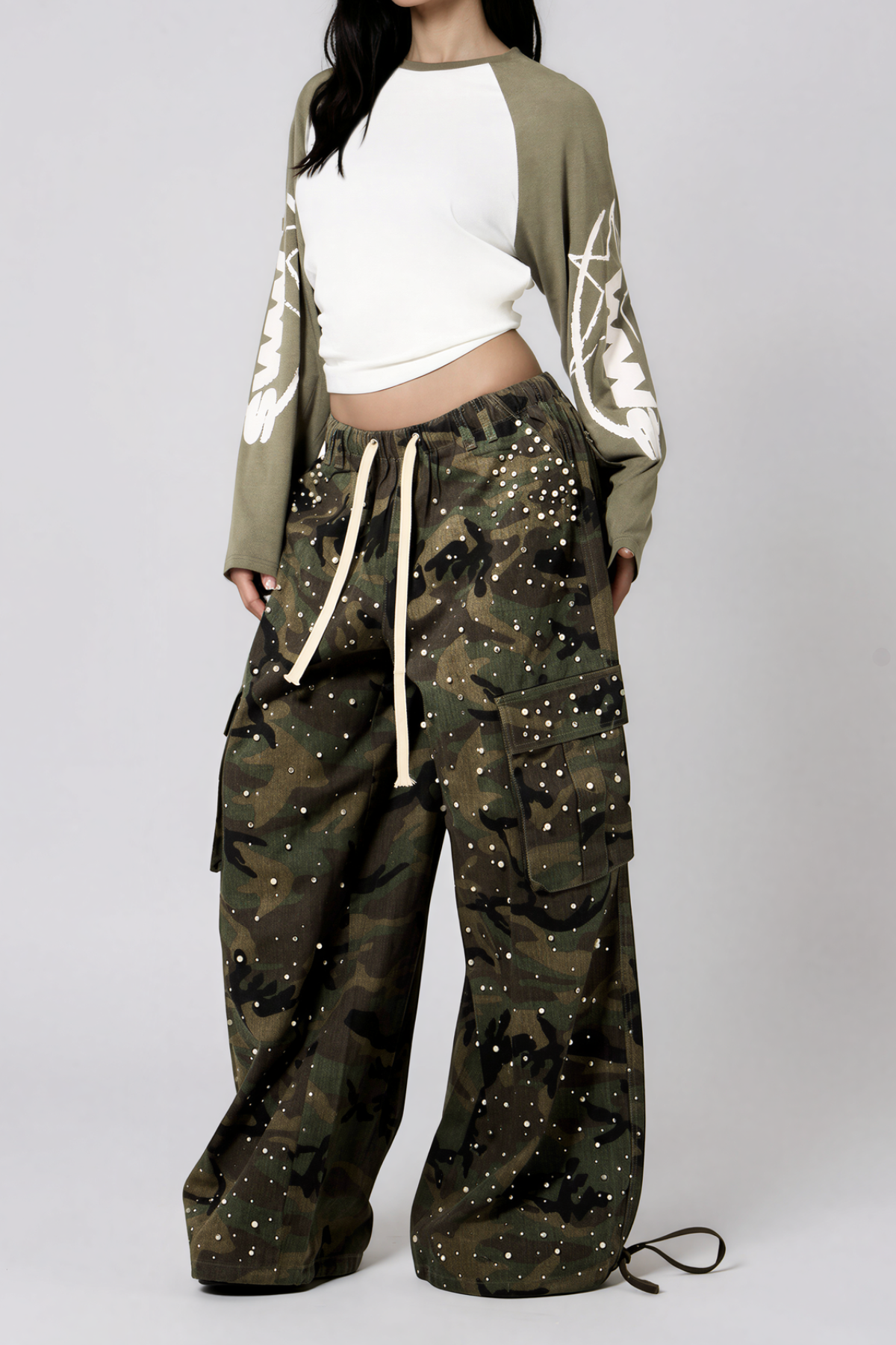 Namusoke Camouflage Pearl Pants