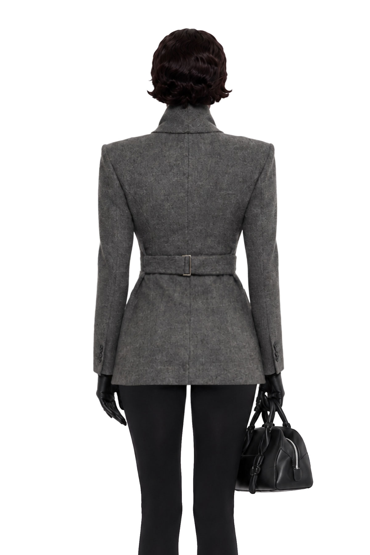 Nani High Neck Asymmetric Jacket