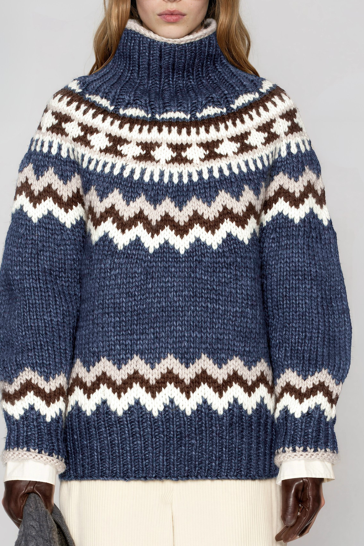 Nantan Knit Fair Isle Sweater