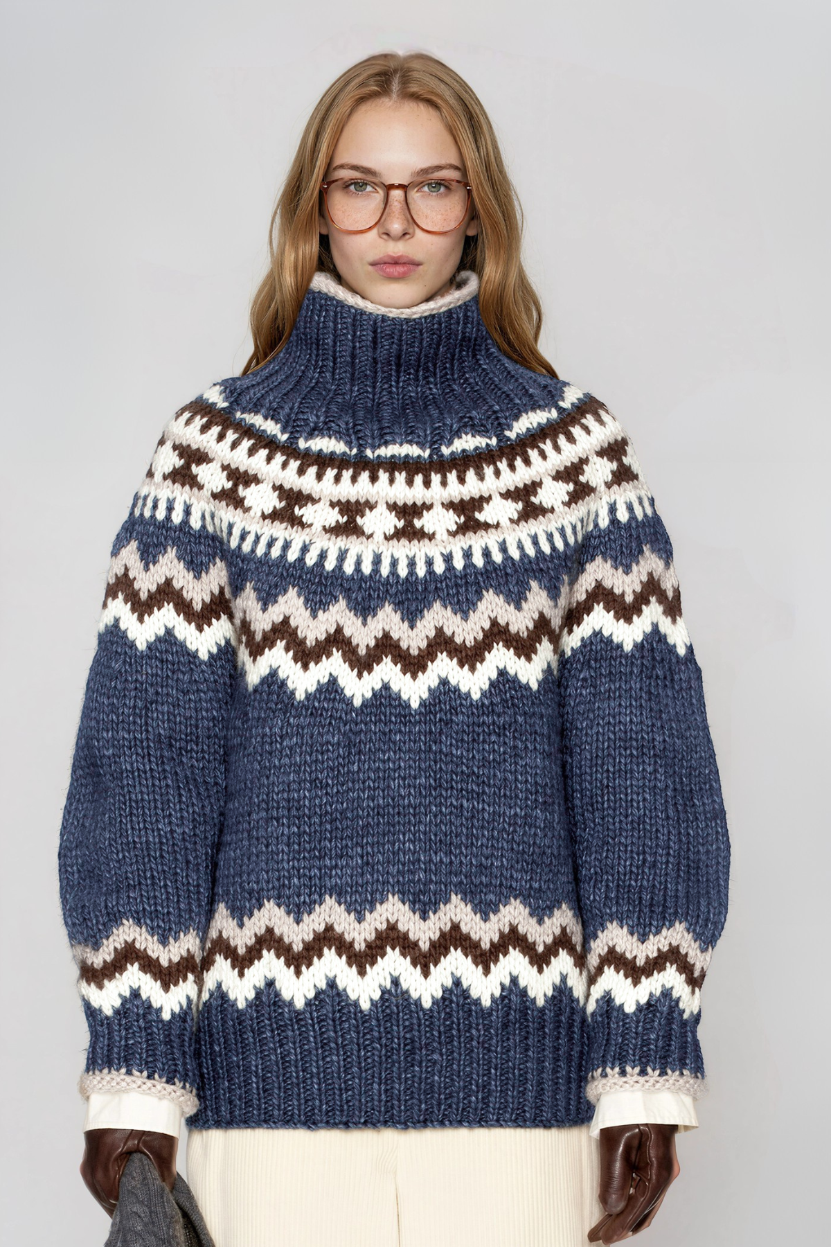 Nantan Knit Fair Isle Sweater