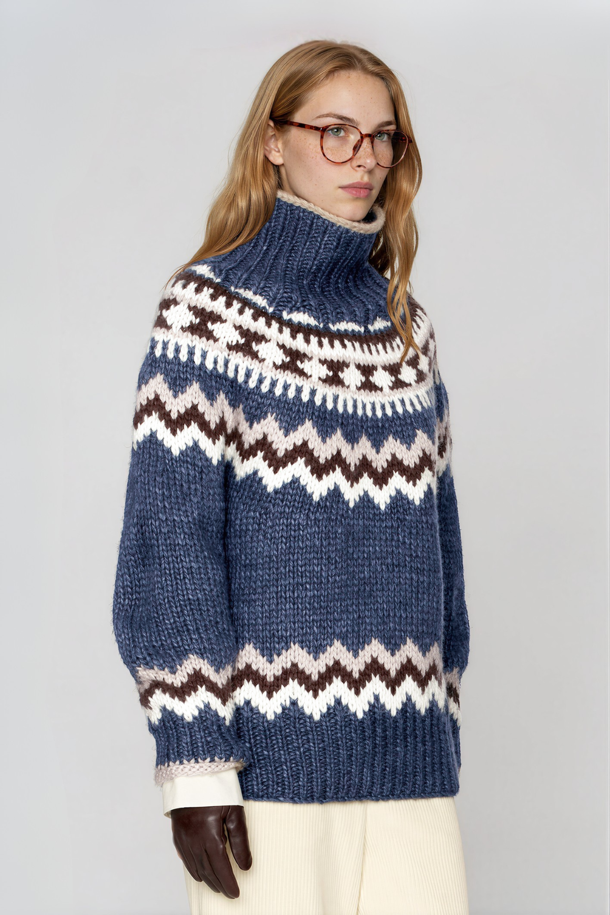 Nantan Knit Fair Isle Sweater