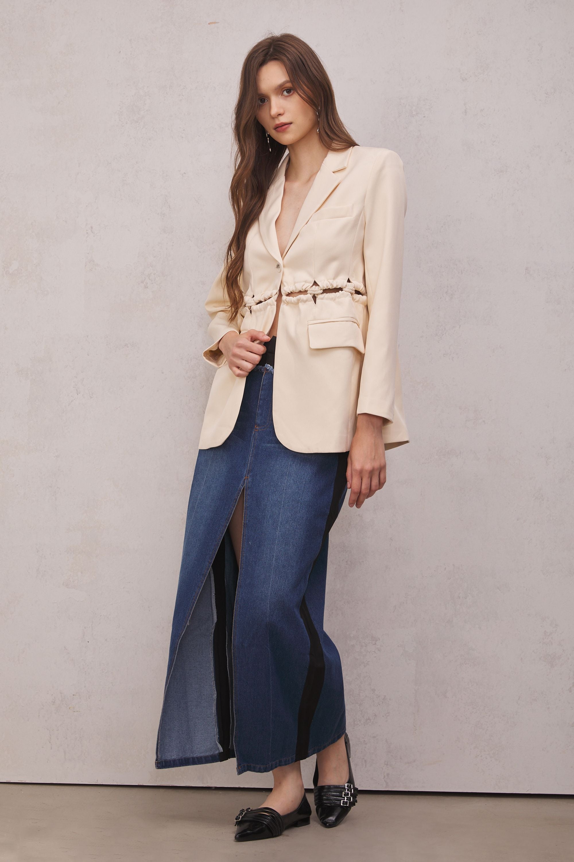 Salem Cutout Rope Blazer