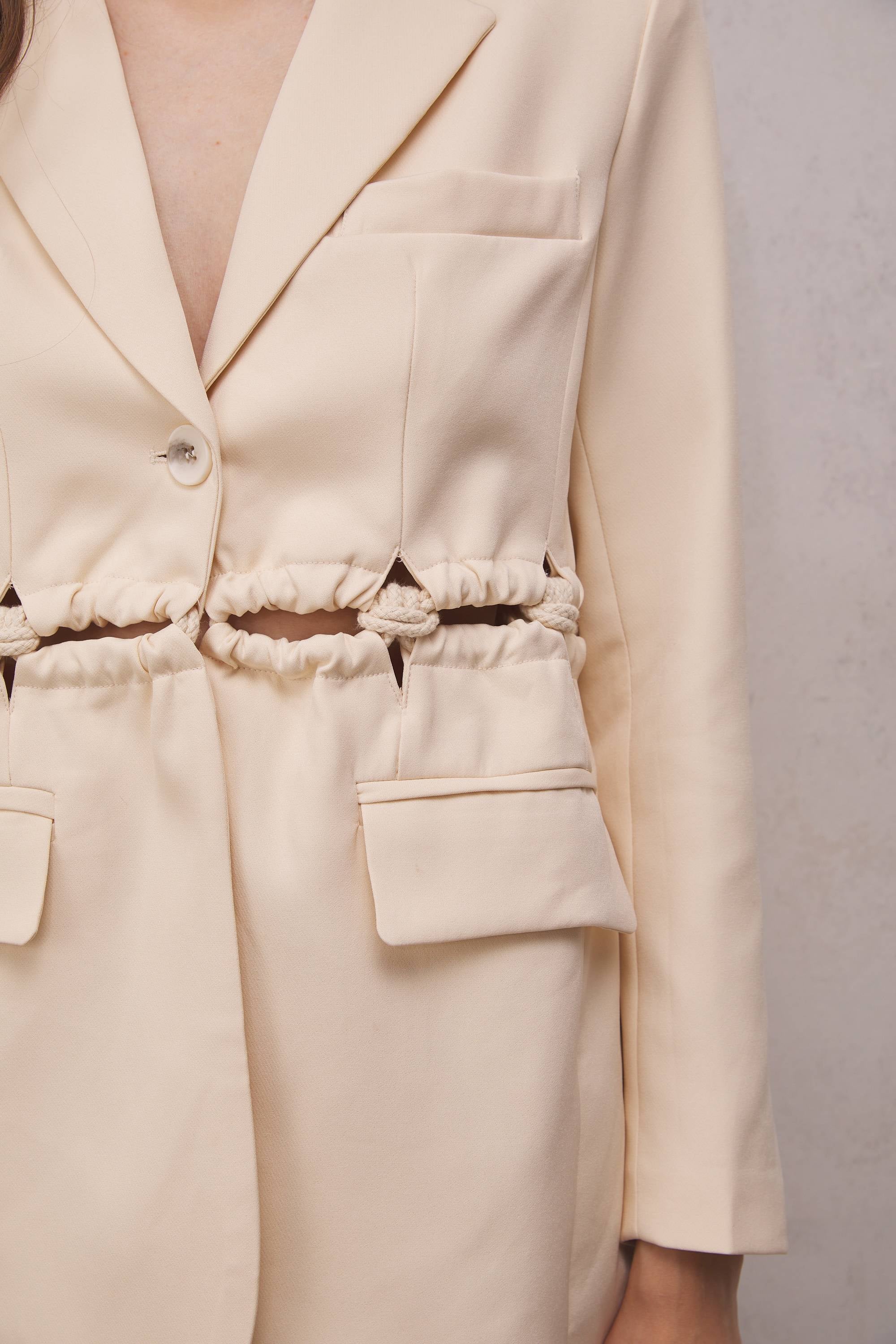 Salem Cutout Rope Blazer