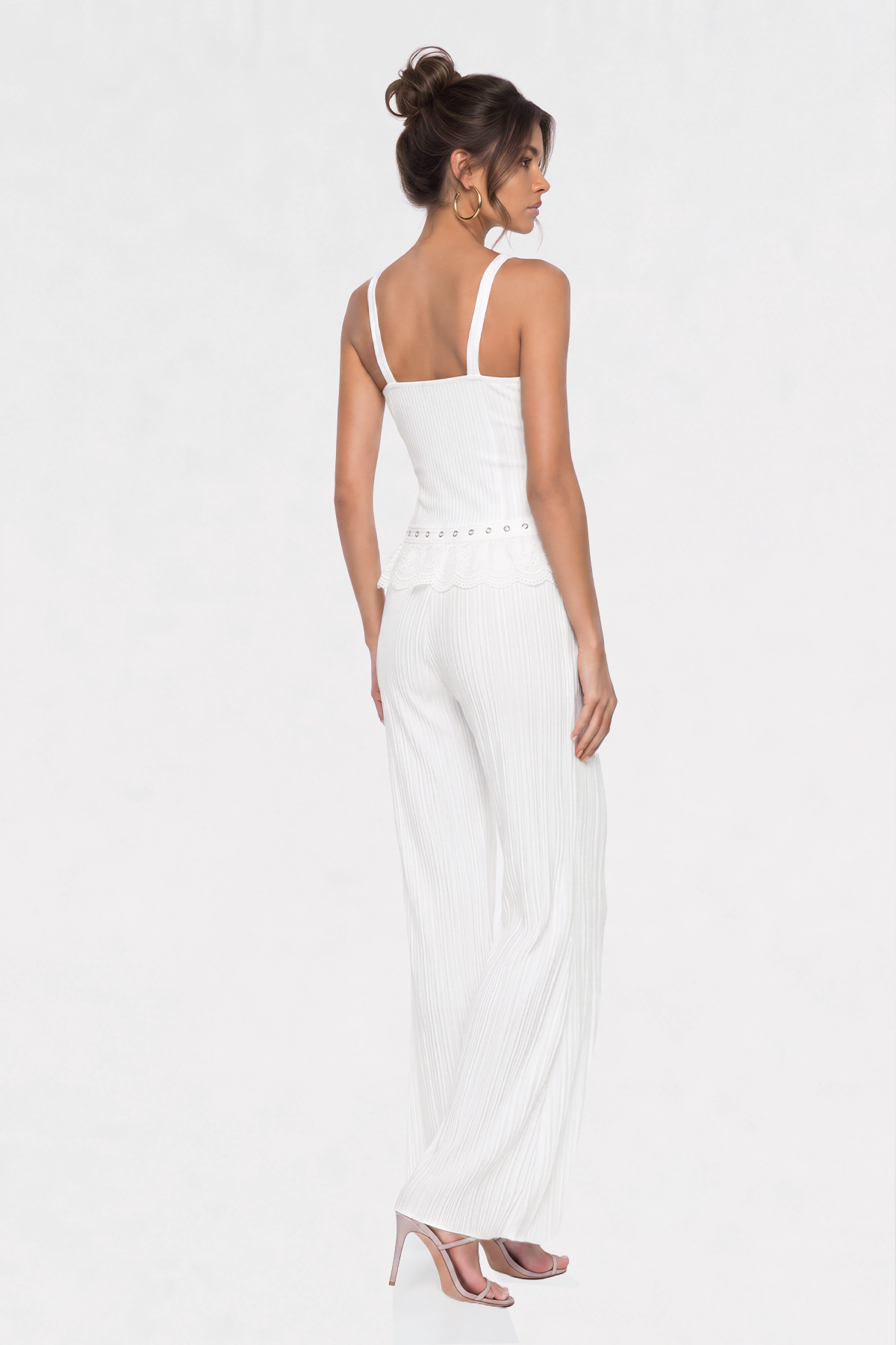 Sera Spaghetti Studded Ruch Pants Set