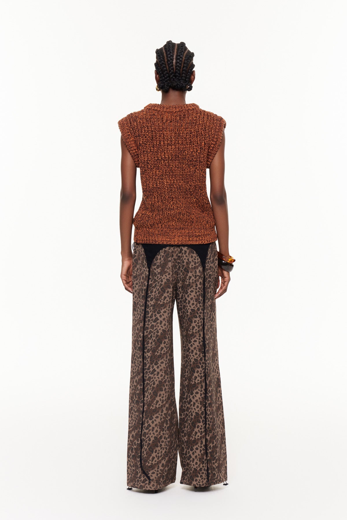 Xiomara Cutout Chain Embellished Top